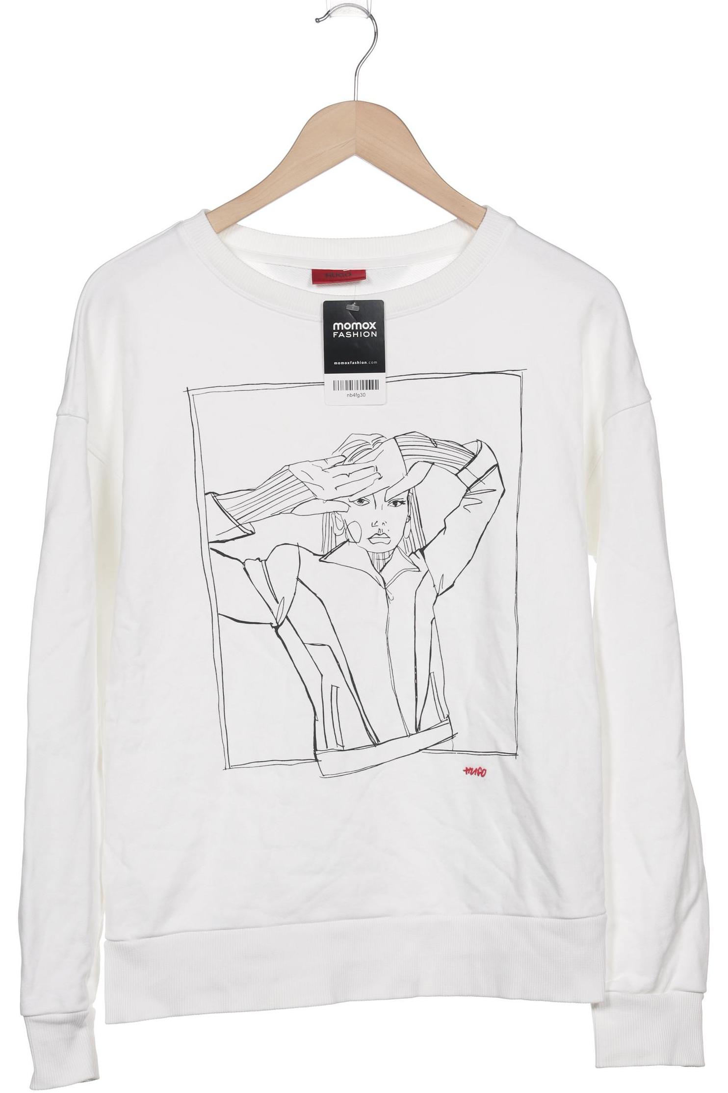 

Hugo by Hugo Boss Damen Sweatshirt, weiß, Gr. 38