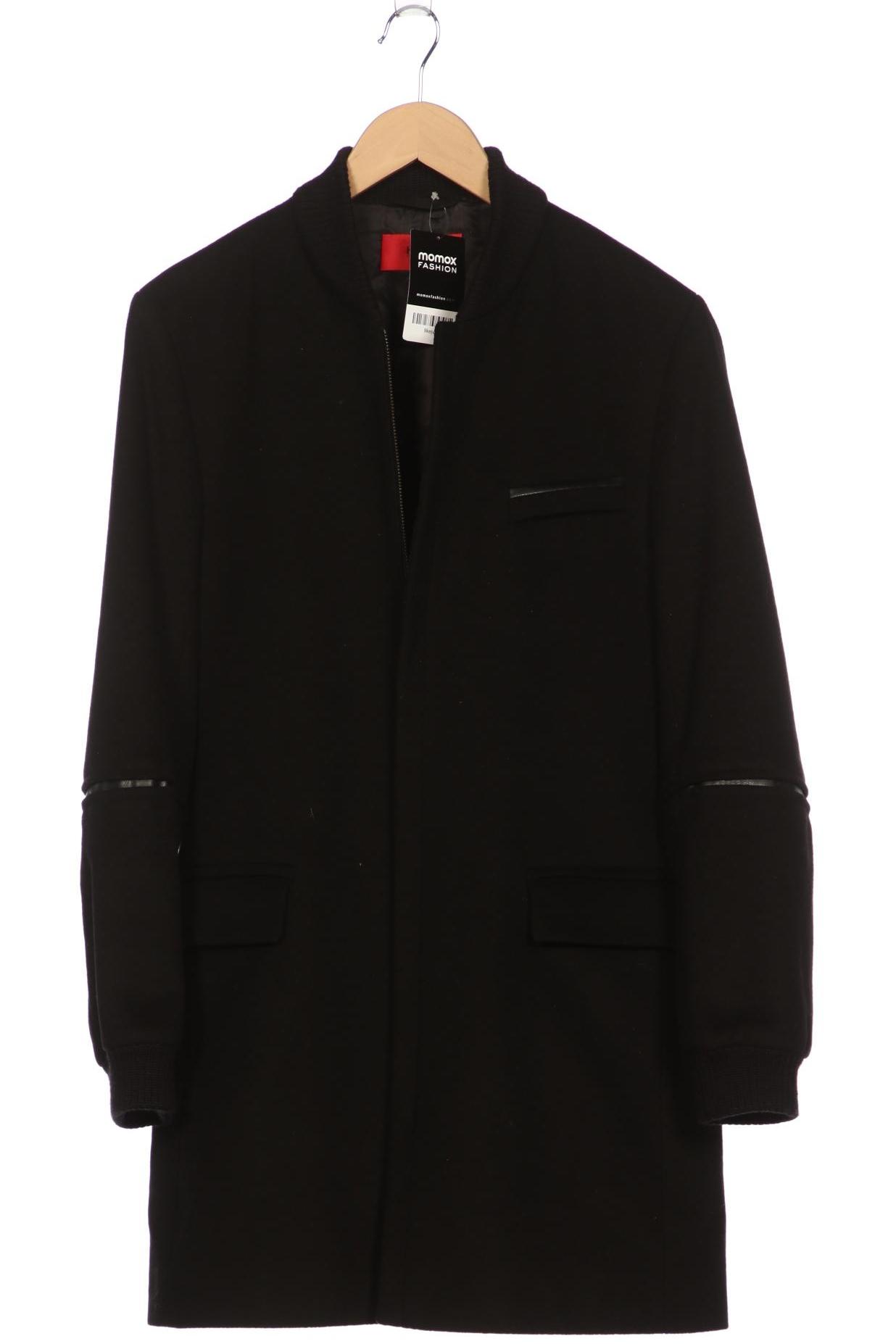 

Hugo by Hugo Boss Herren Mantel, schwarz, Gr. 46