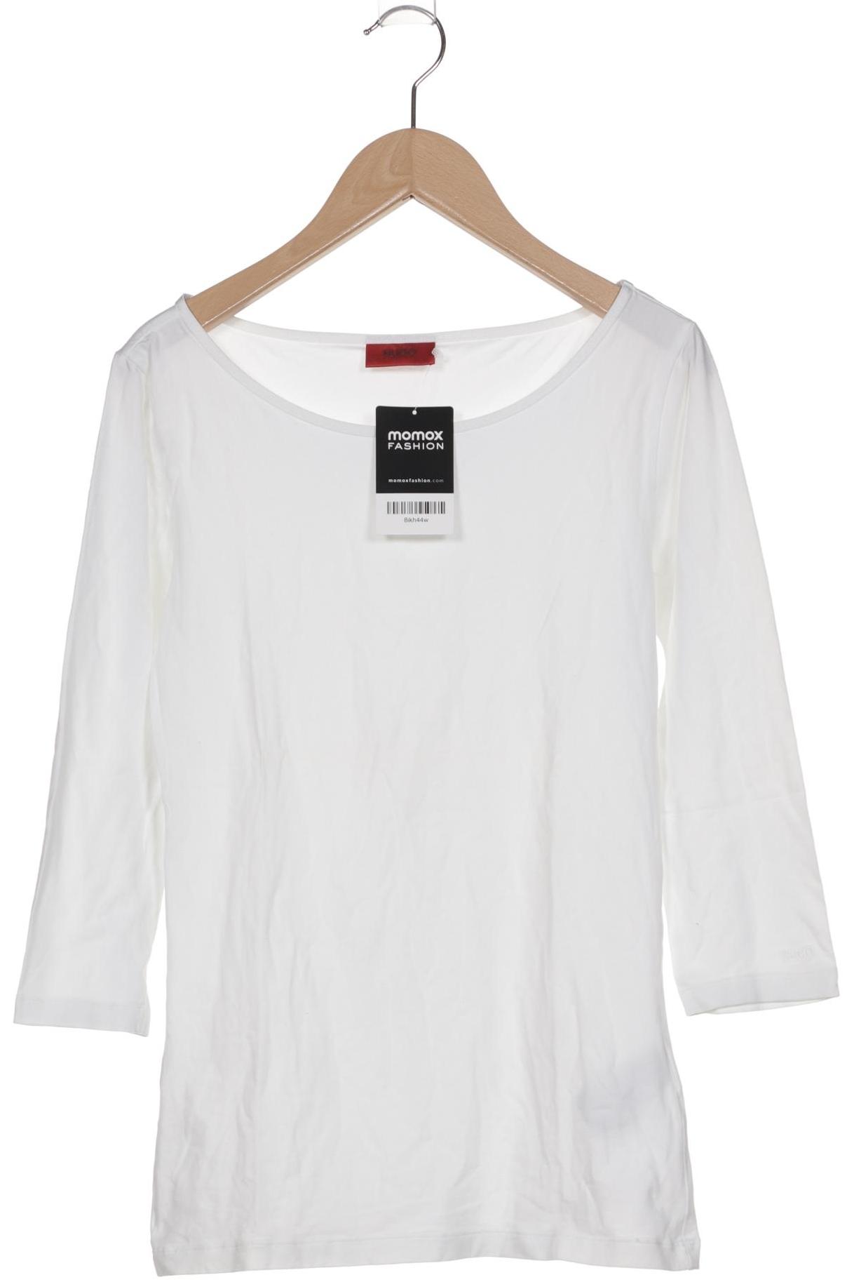 

Hugo by Hugo Boss Damen Langarmshirt, weiß, Gr. 38