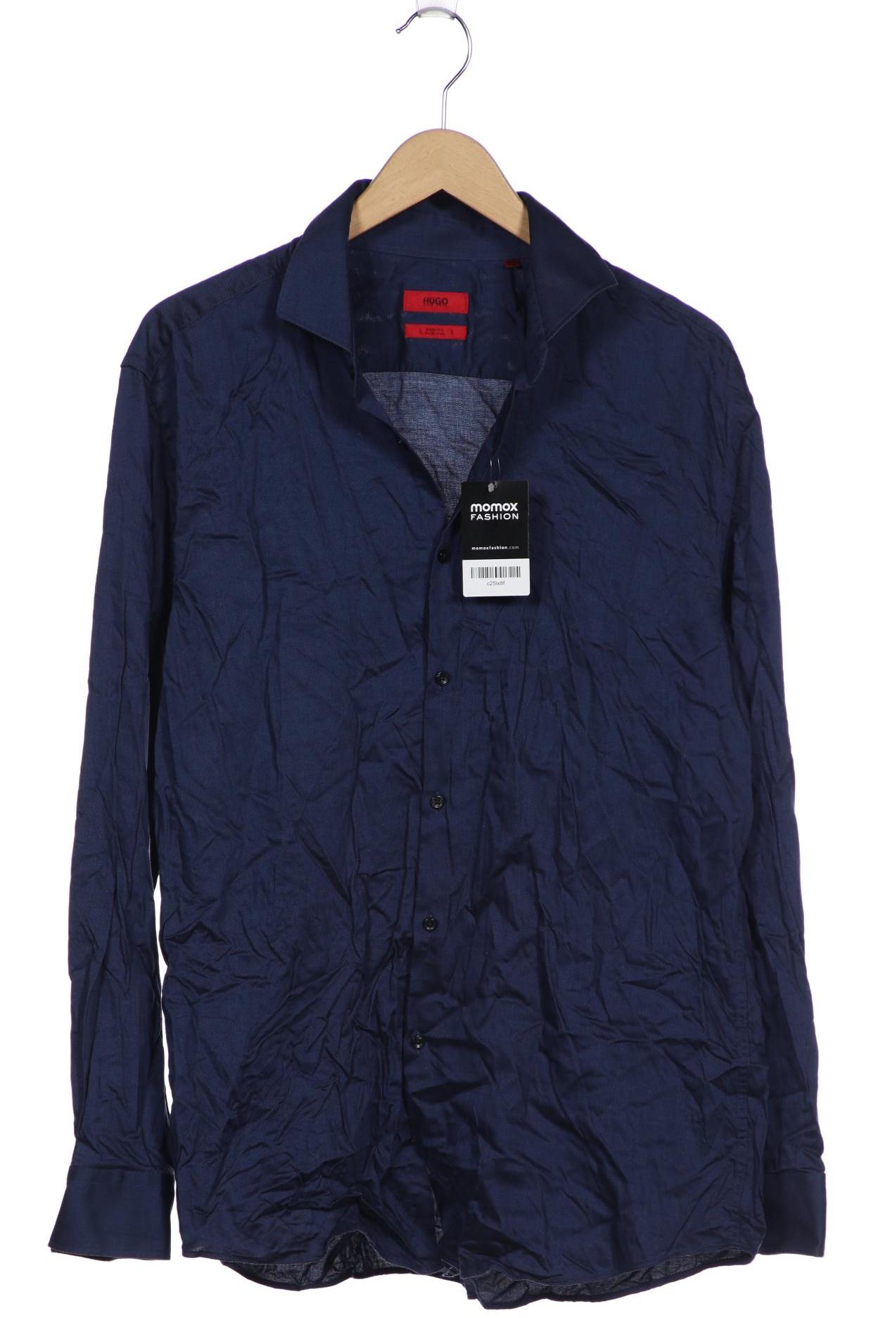 

HUGO by Hugo Boss Herren Hemd, marineblau