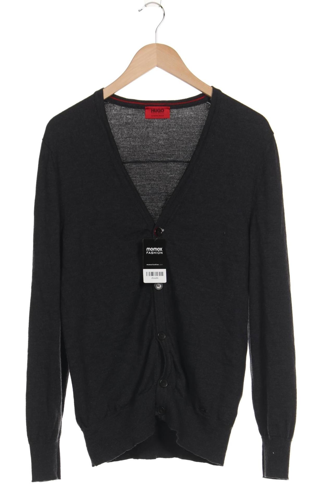 

Hugo by Hugo Boss Herren Strickjacke, schwarz, Gr. 52