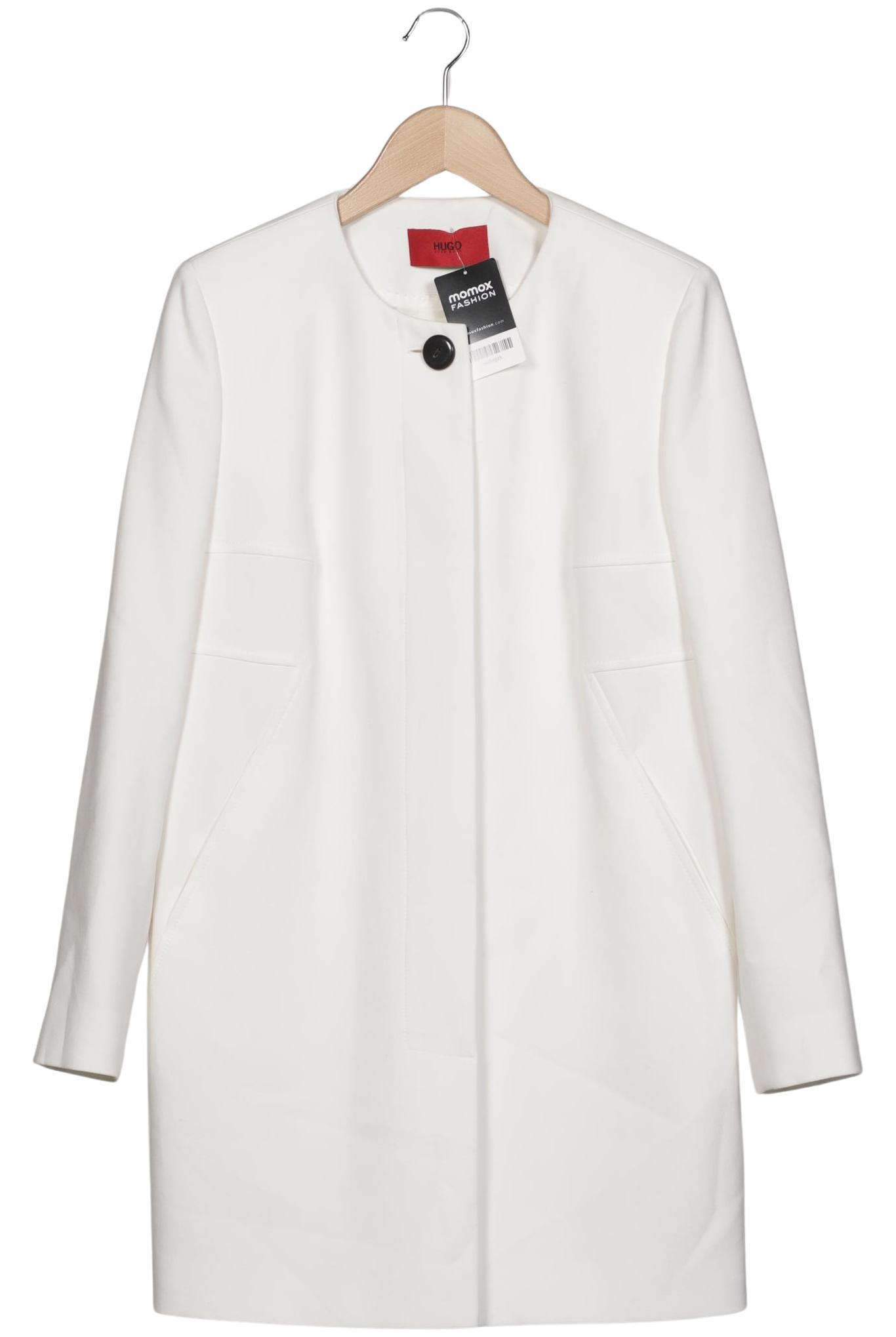 

Hugo by Hugo Boss Damen Mantel, weiß, Gr. 38