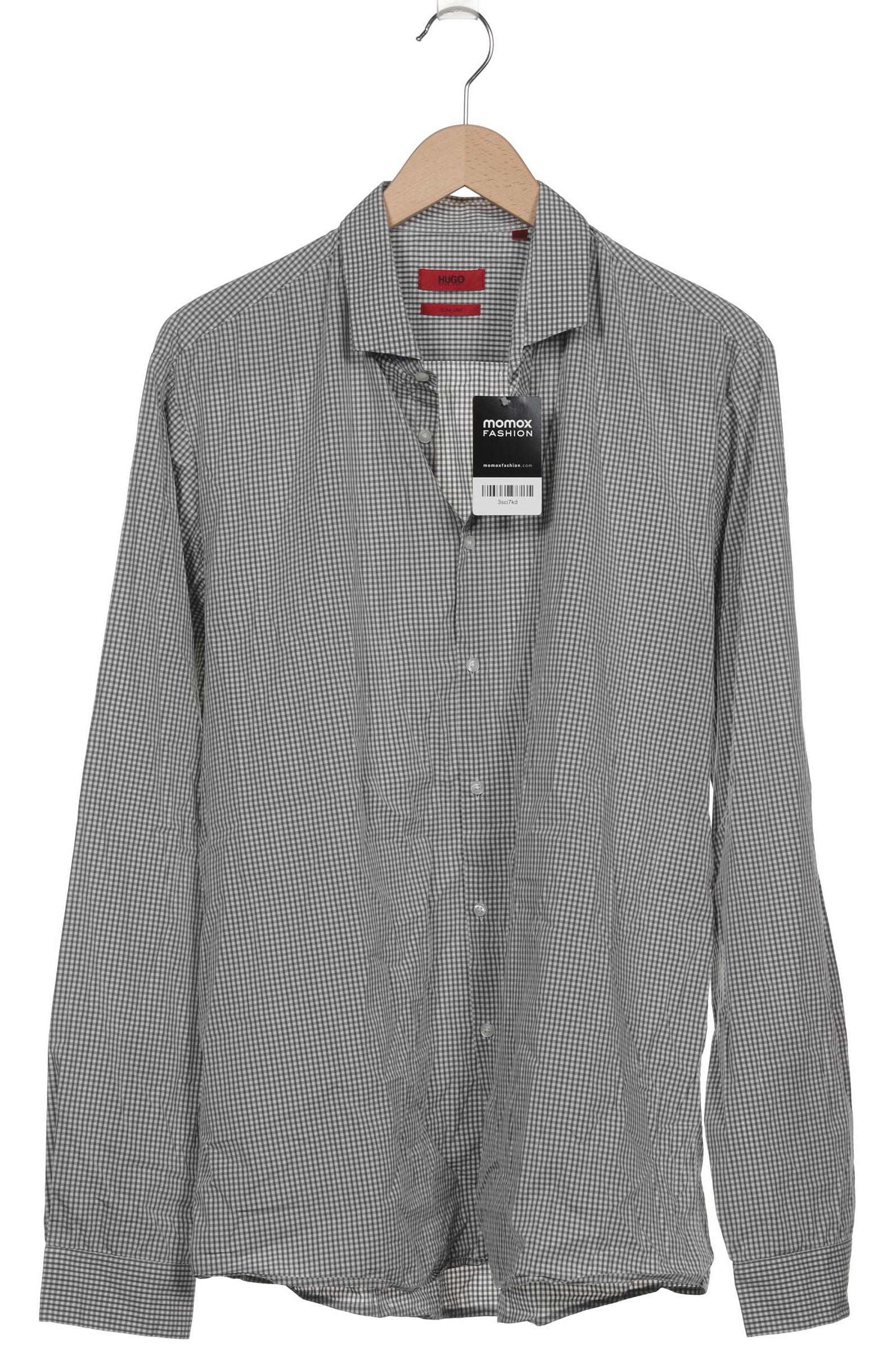 

Hugo by Hugo Boss Herren Hemd, grau, Gr. 56