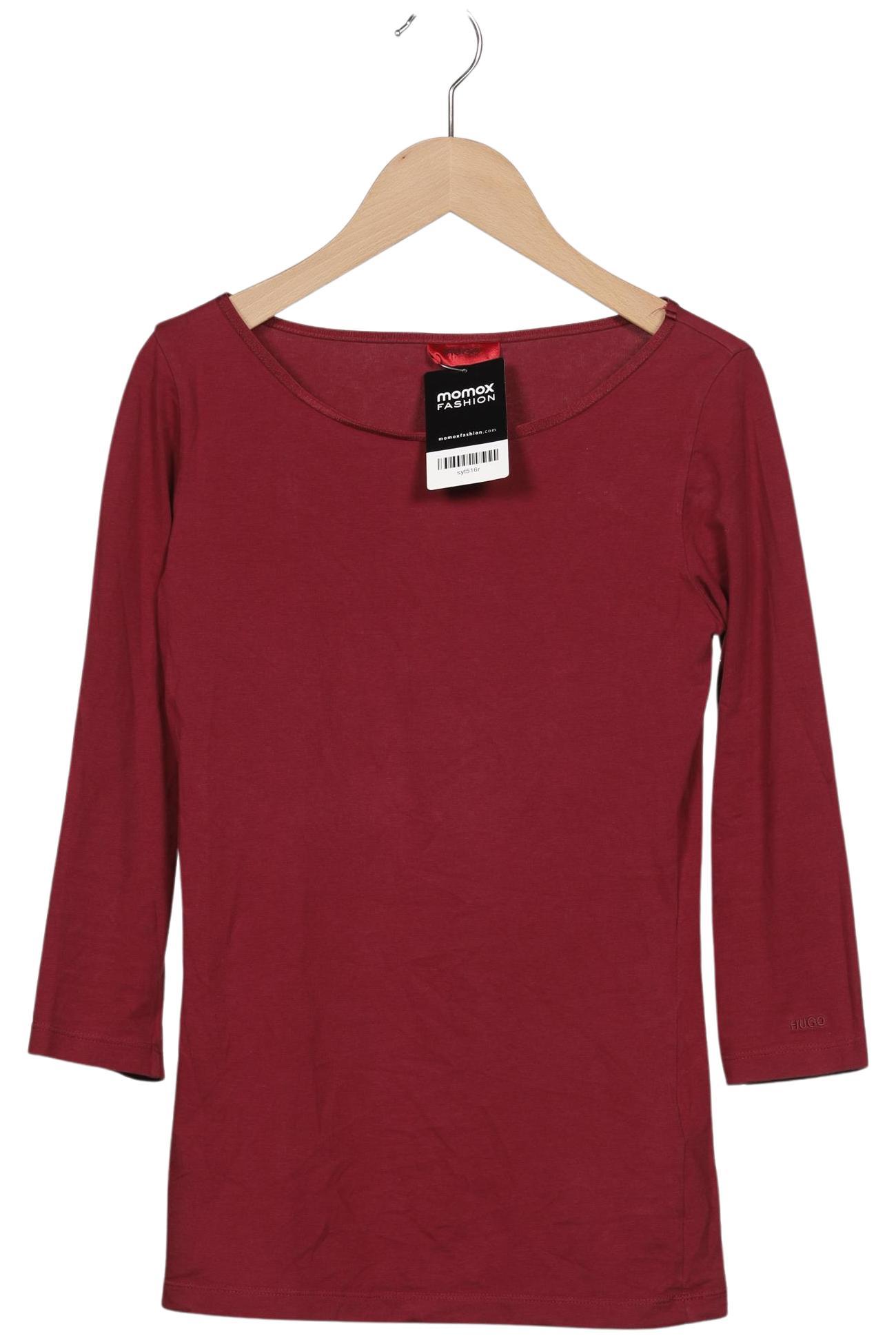 

Hugo by Hugo Boss Damen Langarmshirt, bordeaux, Gr. 34