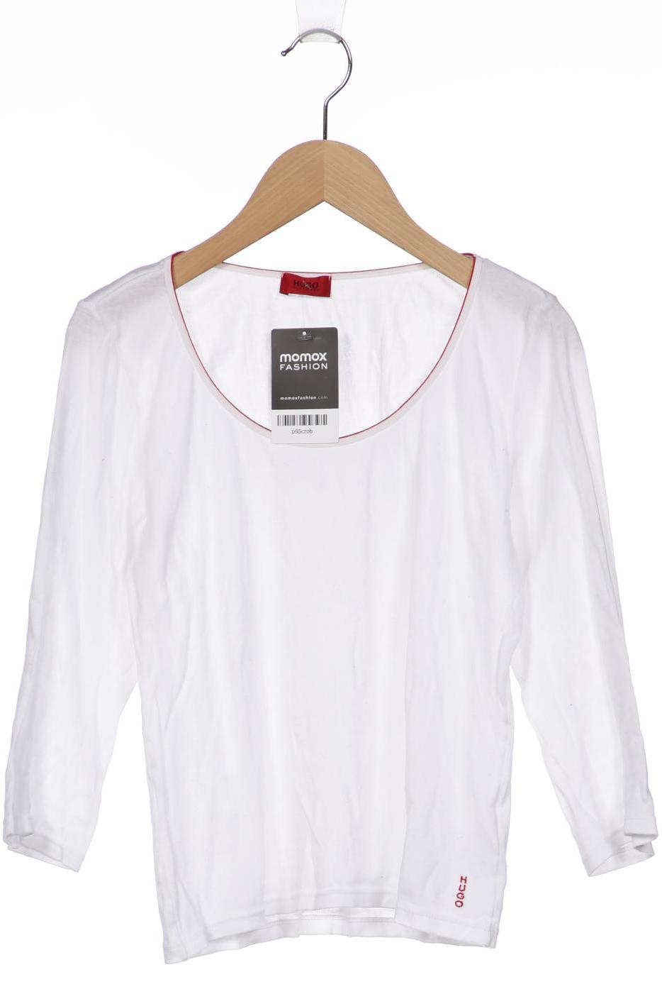 

Hugo by Hugo Boss Damen Langarmshirt, weiß, Gr. 38