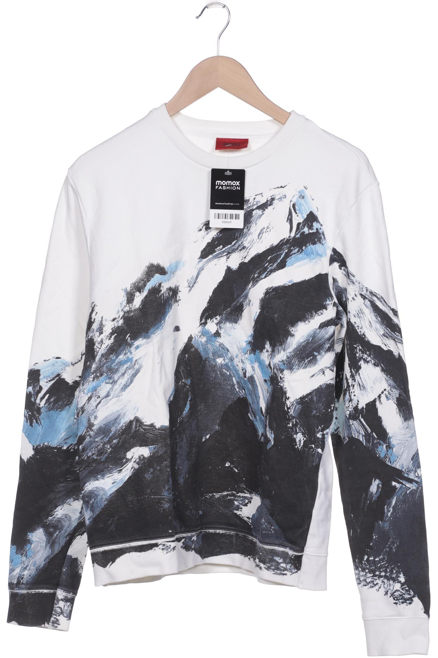 

HUGO by Hugo Boss Herren Sweatshirt, cremeweiß