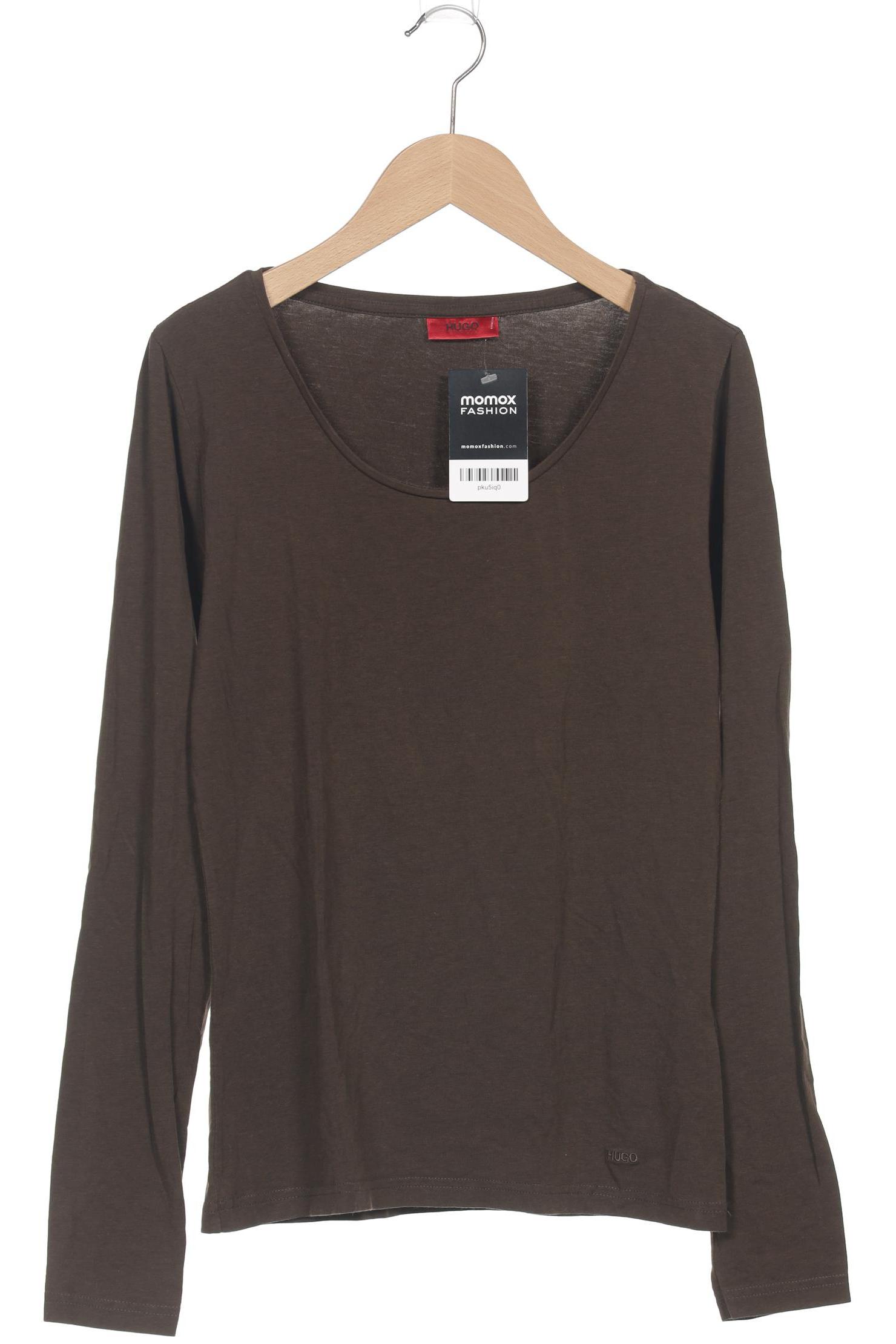 

Hugo by Hugo Boss Damen Langarmshirt, braun, Gr. 42