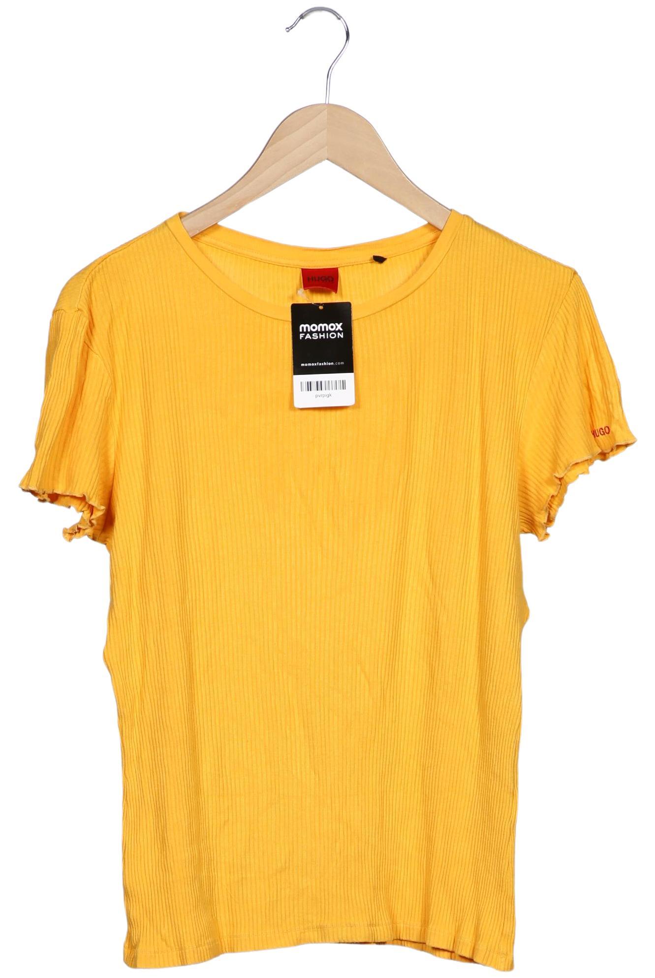 

Hugo by Hugo Boss Damen T-Shirt, gelb, Gr. 38