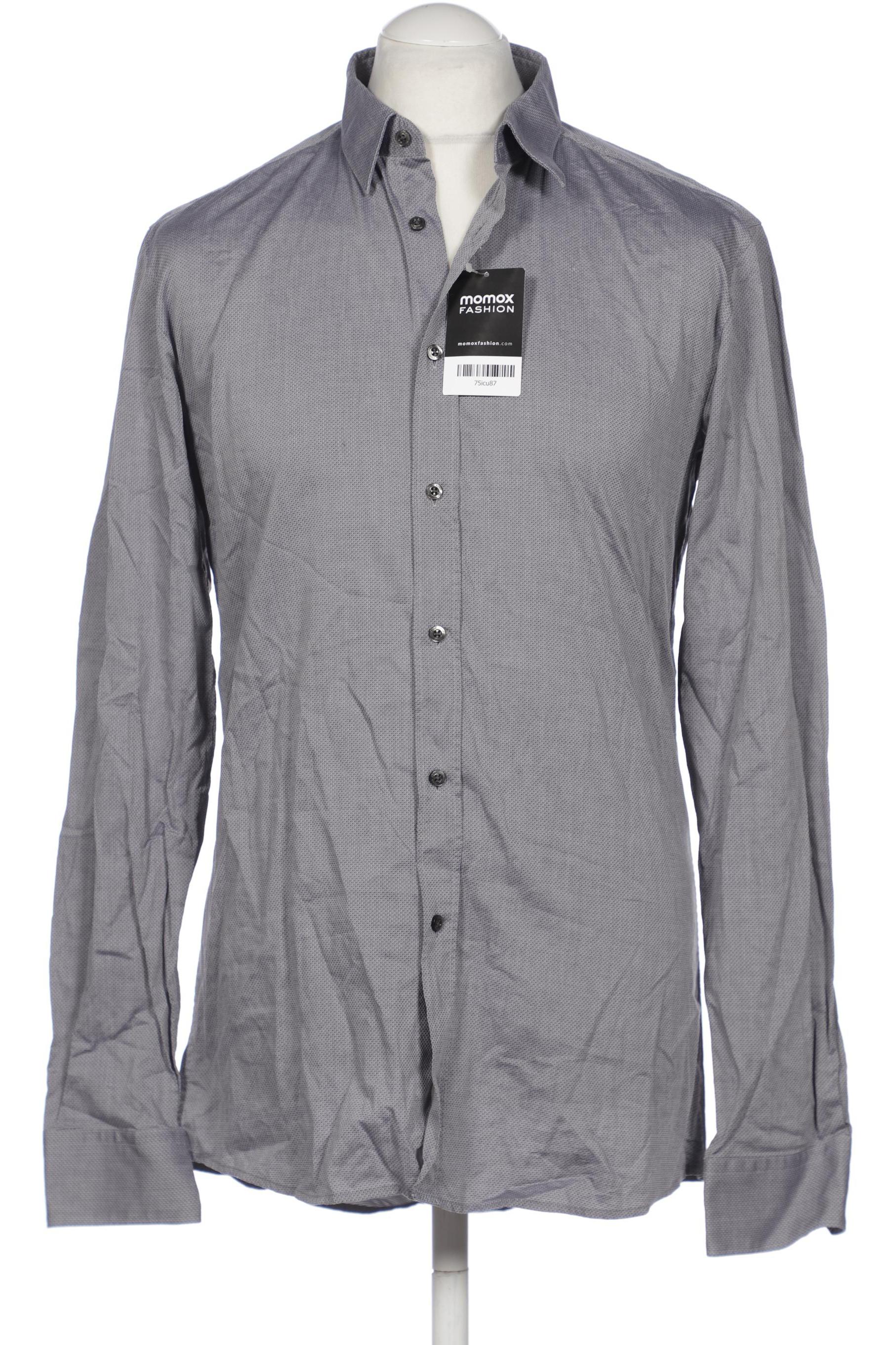 

Hugo by Hugo Boss Herren Hemd, grau, Gr. 52