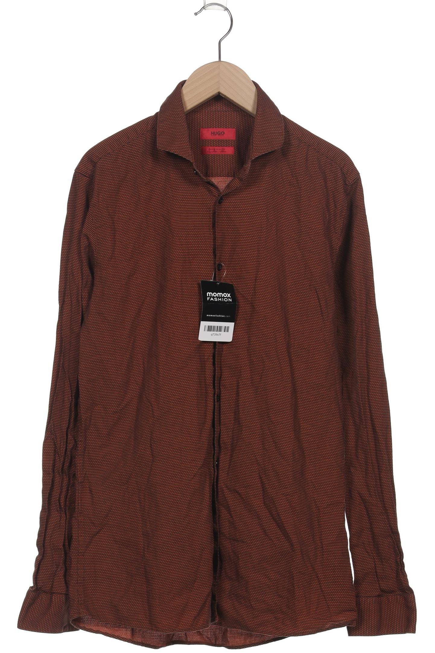 

Hugo by Hugo Boss Herren Hemd, orange, Gr. 46