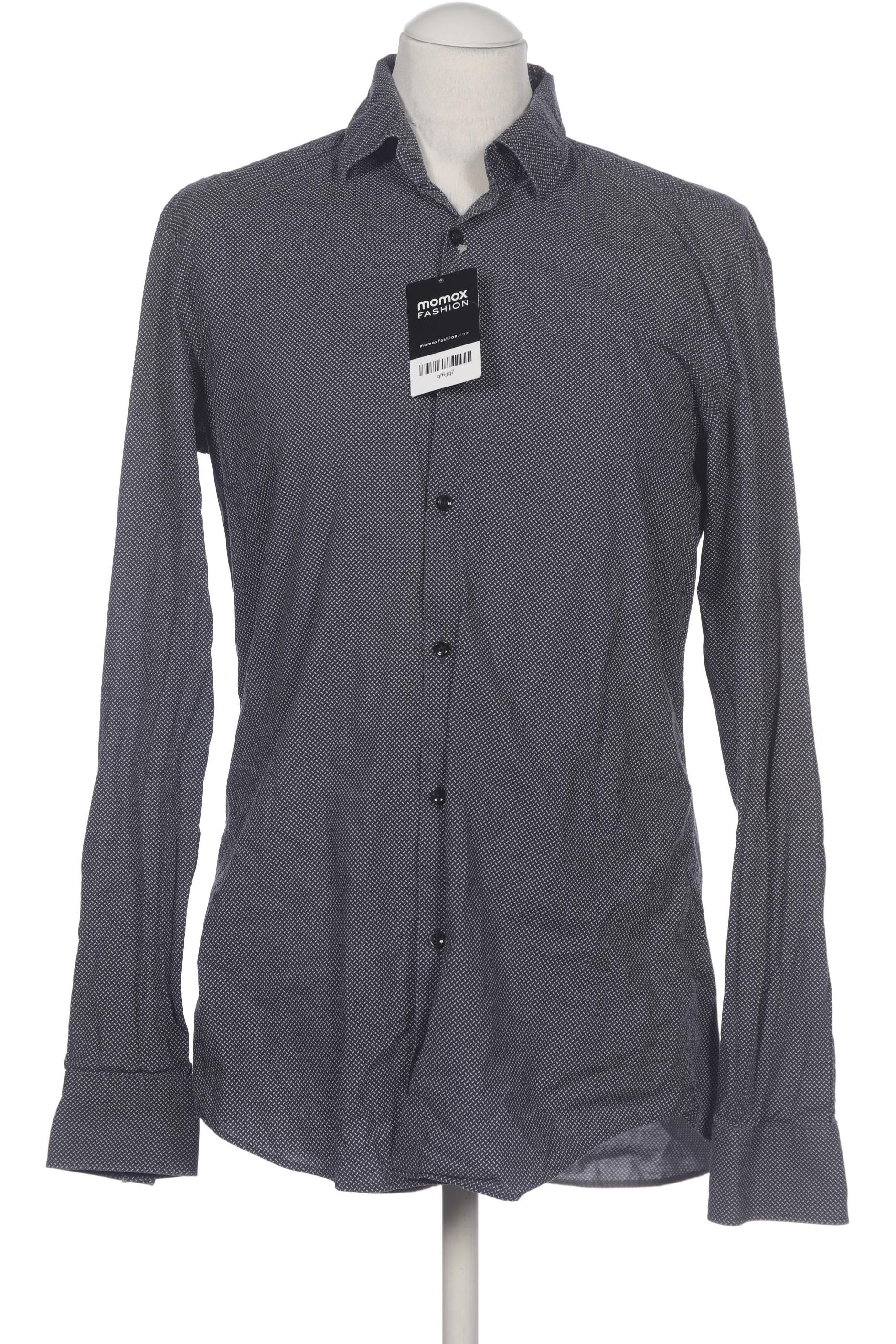 

Hugo by Hugo Boss Herren Hemd, marineblau, Gr. 48