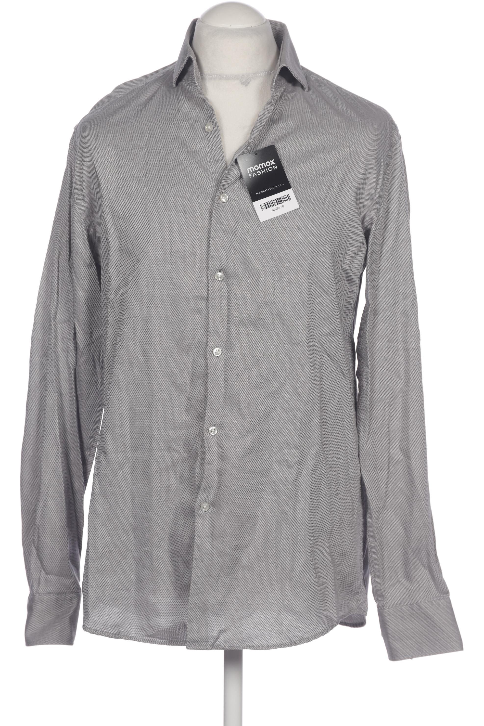 

Hugo by Hugo Boss Herren Hemd, grau, Gr. 52