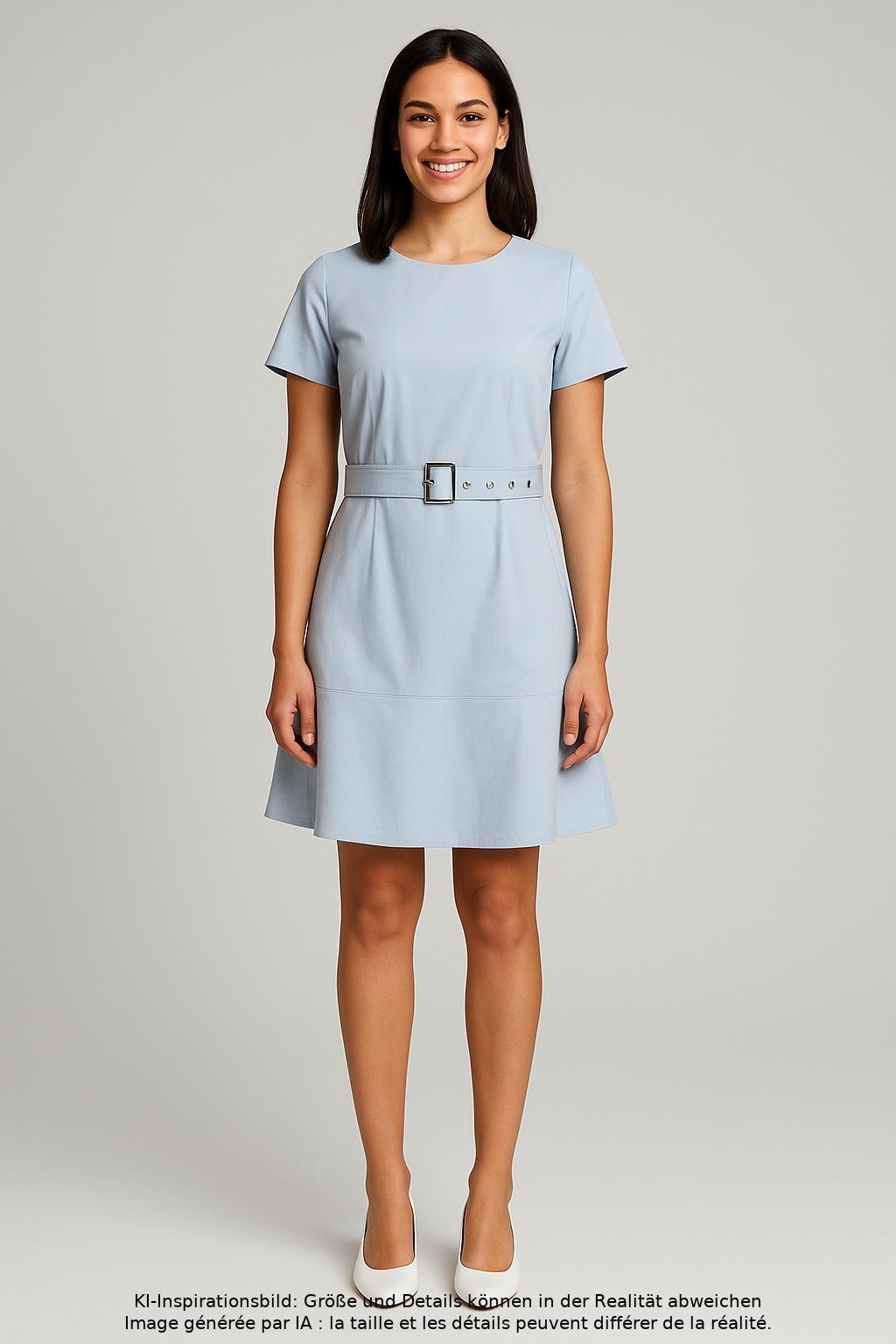 

Hugo by Hugo Boss Damen Kleid, hellblau, Gr. 42