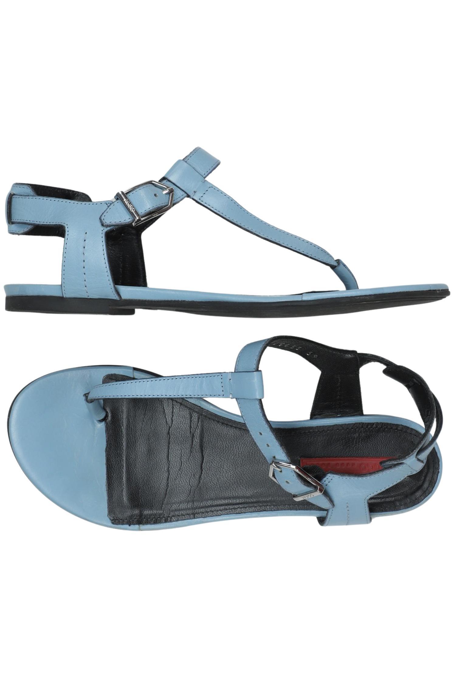 

Hugo by Hugo Boss Damen Sandale, hellblau, Gr. 39