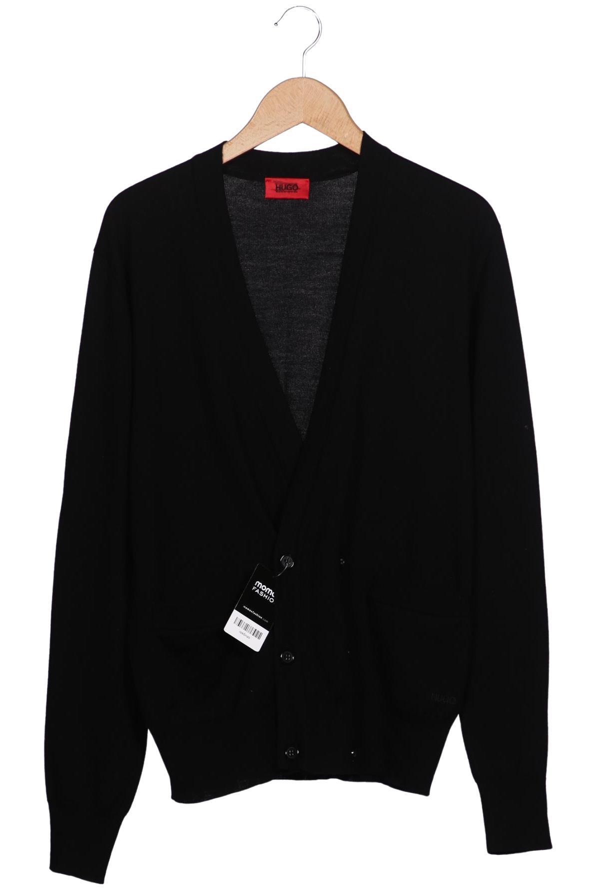 

Hugo by Hugo Boss Herren Strickjacke, schwarz, Gr. 54