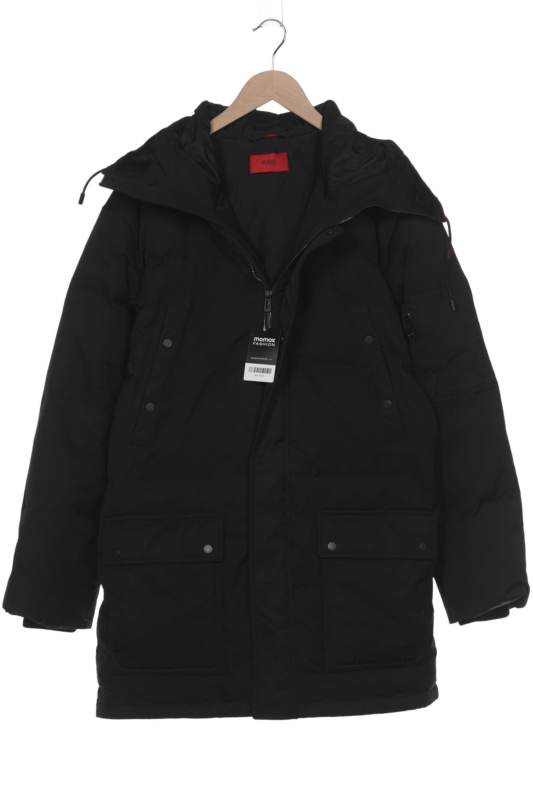 

Hugo by Hugo Boss Herren Mantel, schwarz, Gr. 52
