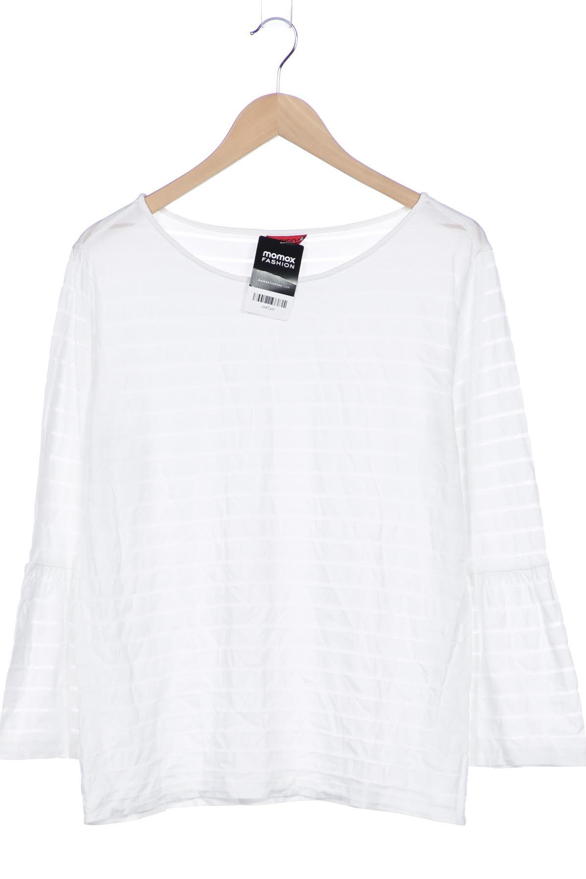 

Hugo by Hugo Boss Damen Langarmshirt, weiß, Gr. 44