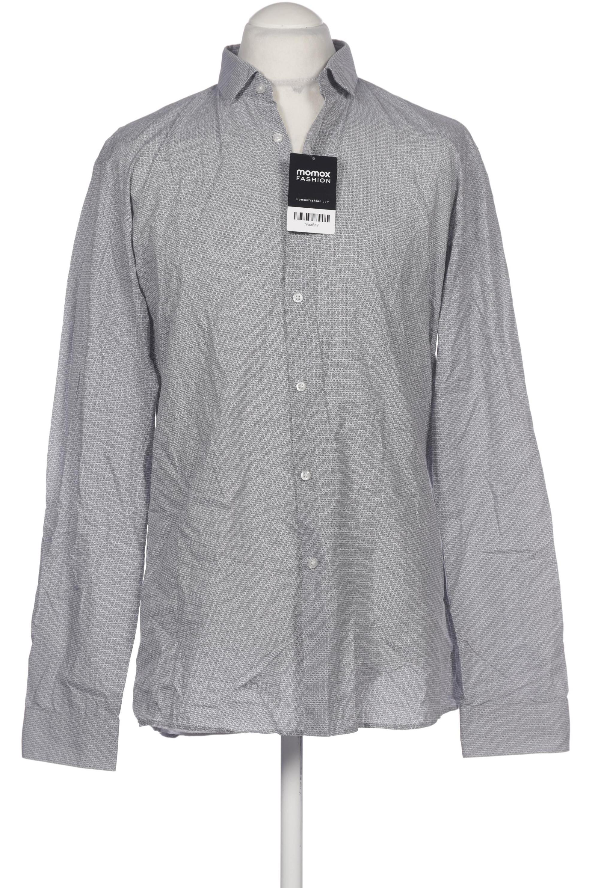 

Hugo by Hugo Boss Herren Hemd, grau, Gr. 52