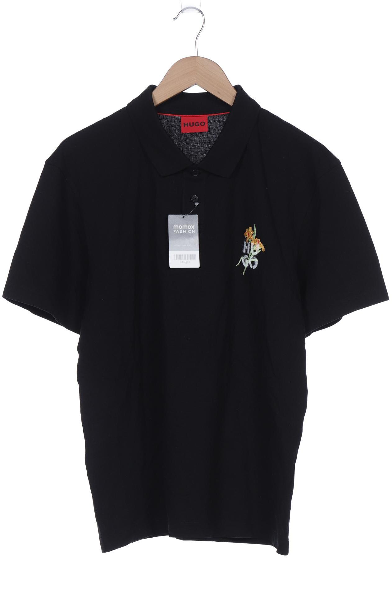 

Hugo by Hugo Boss Herren Poloshirt, schwarz, Gr. 48