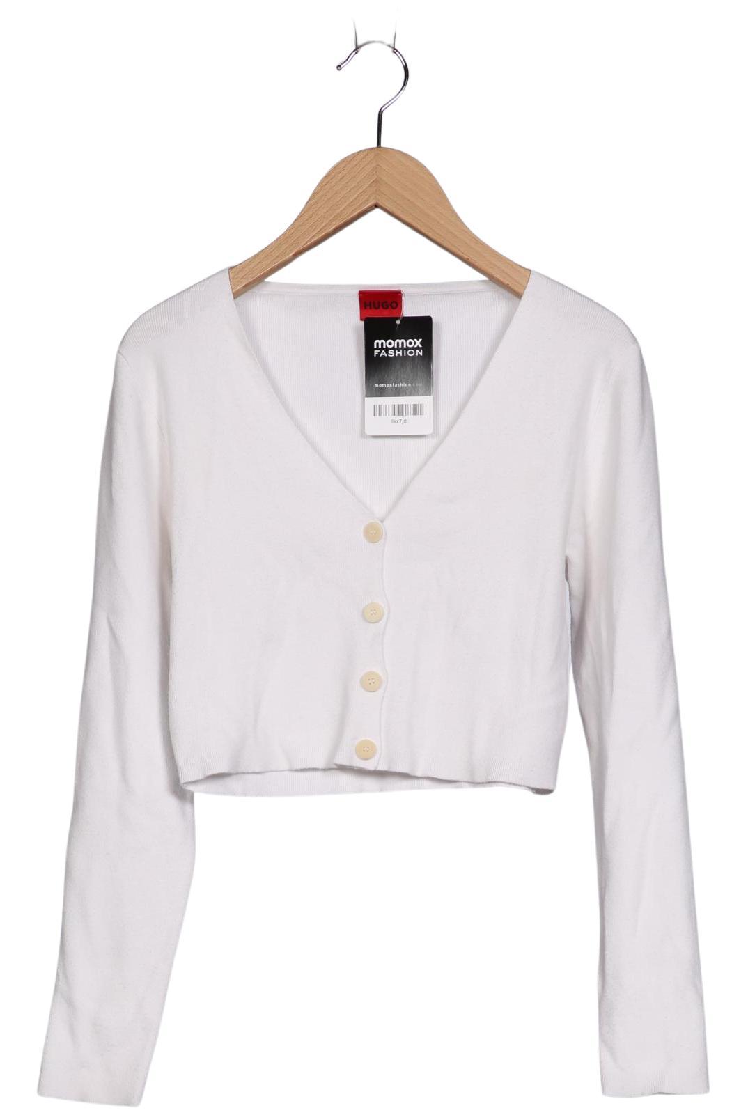 

Hugo by Hugo Boss Damen Strickjacke, weiß, Gr. 34