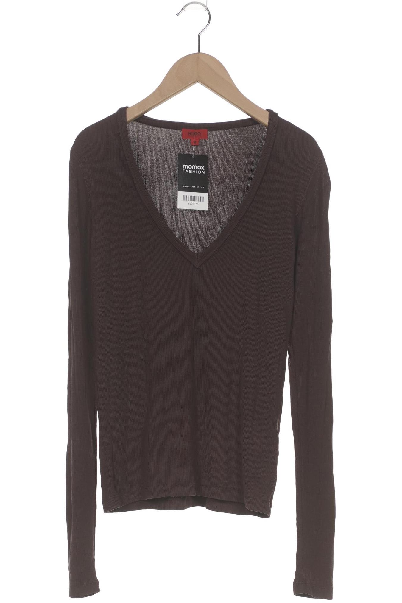 

Hugo by Hugo Boss Damen Langarmshirt, braun, Gr. 38