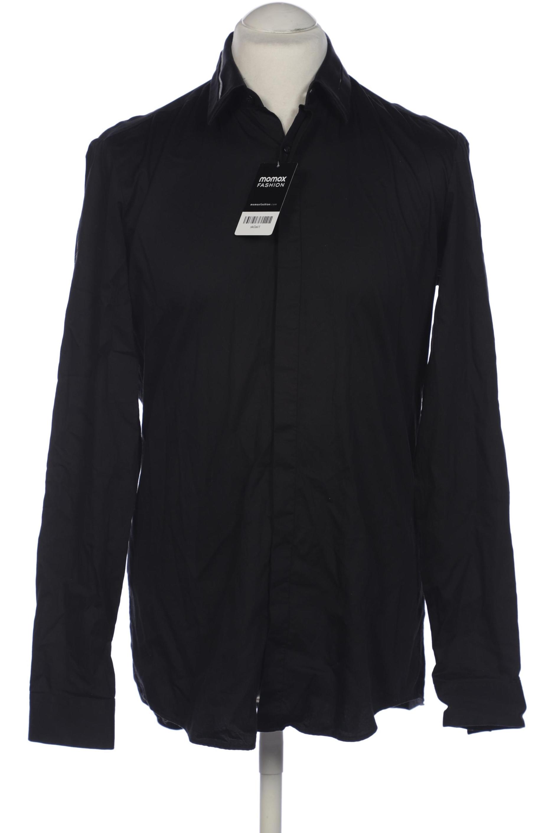 

Hugo by Hugo Boss Herren Hemd, schwarz, Gr. 48