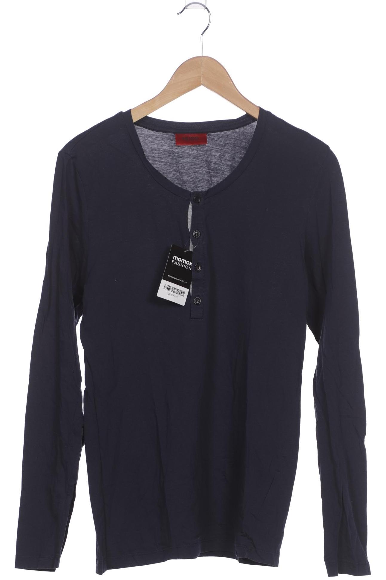 

Hugo by Hugo Boss Herren Langarmshirt, marineblau, Gr. 52
