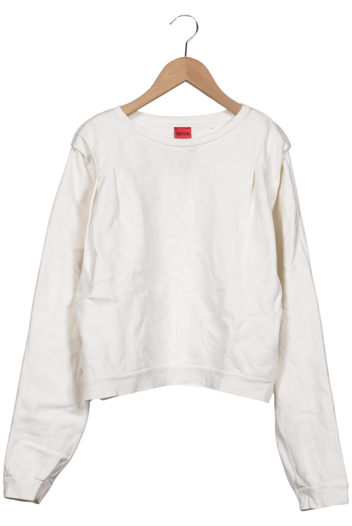 

Hugo by Hugo Boss Damen Sweatshirt, weiß, Gr. 42
