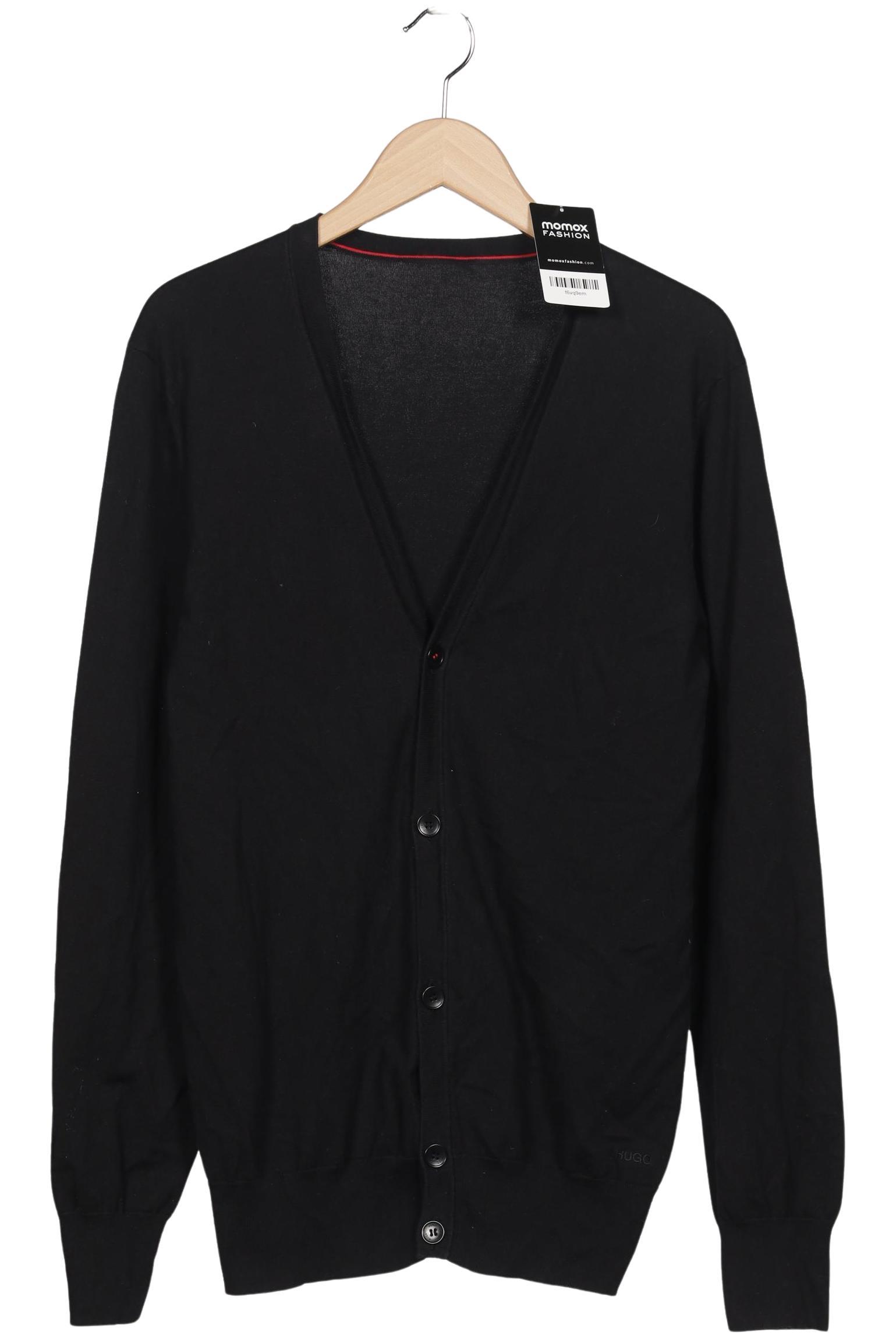 

Hugo by Hugo Boss Herren Strickjacke, schwarz, Gr. 52