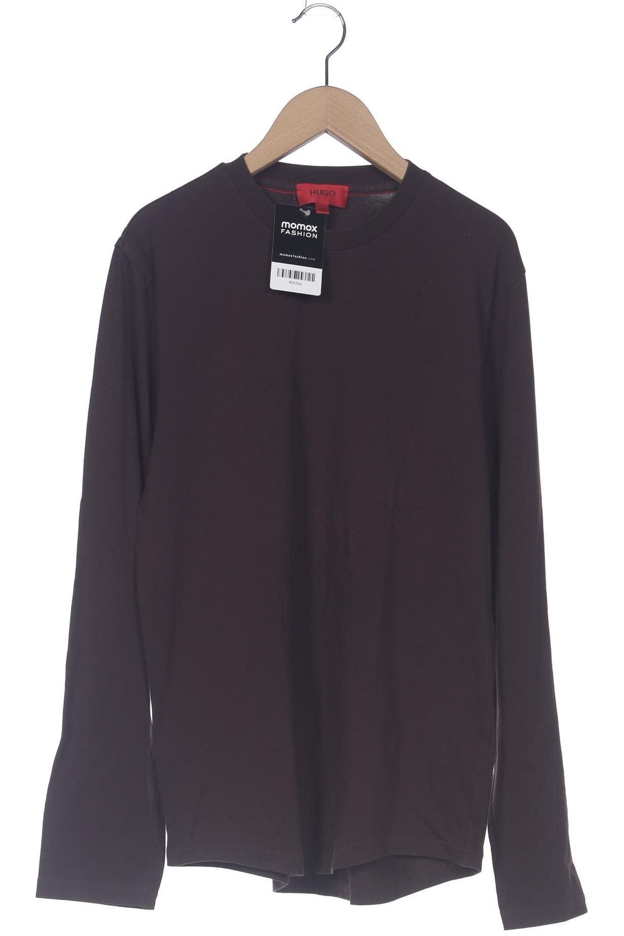 

Hugo by Hugo Boss Herren Langarmshirt, braun, Gr. 48