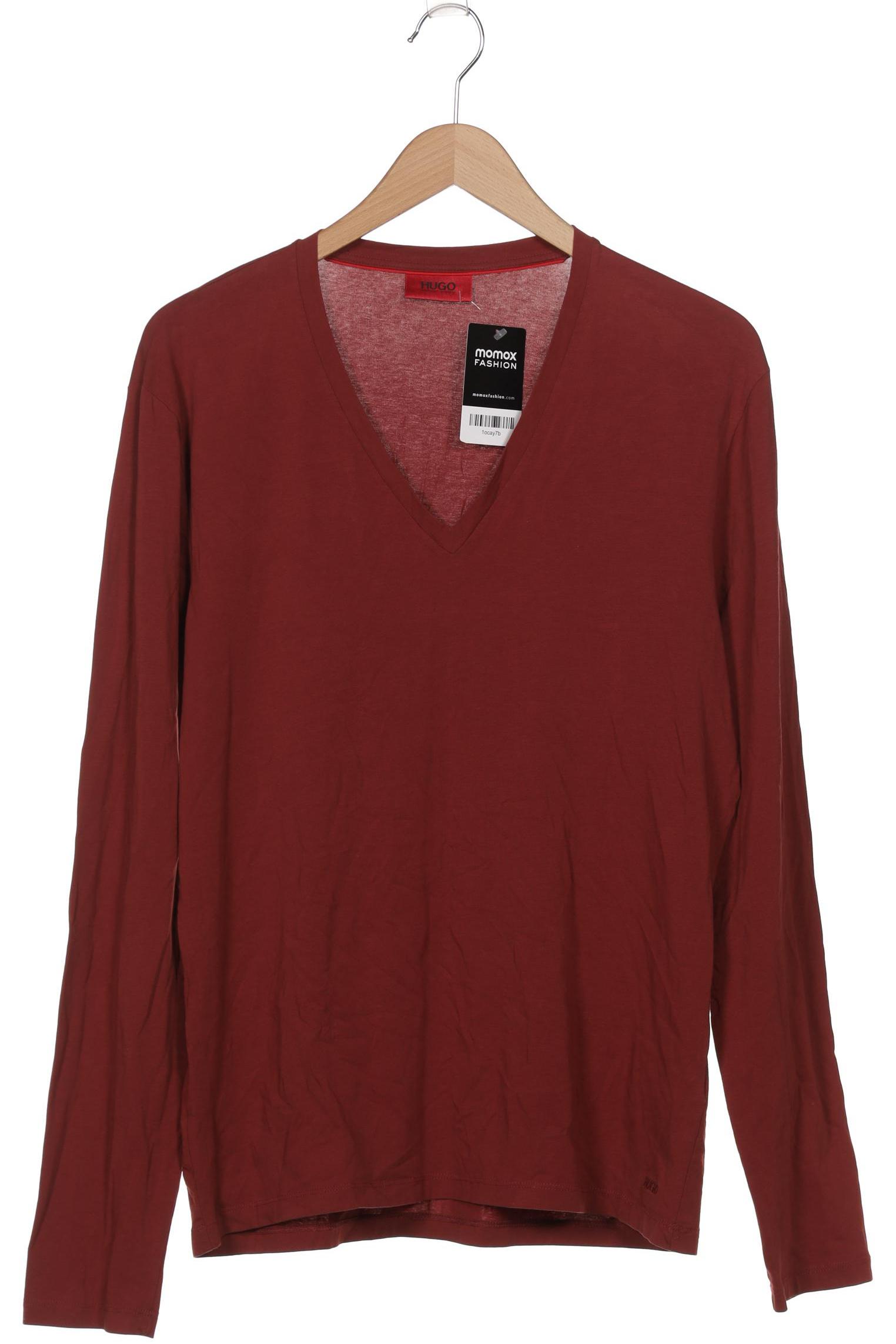 

Hugo by Hugo Boss Herren Langarmshirt, bordeaux, Gr. 56