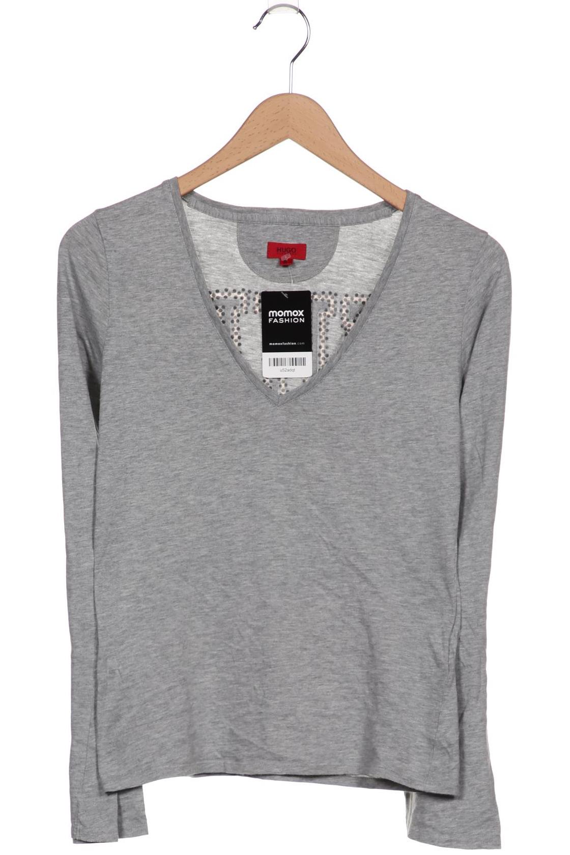 

HUGO by Hugo Boss Damen Langarmshirt, grau