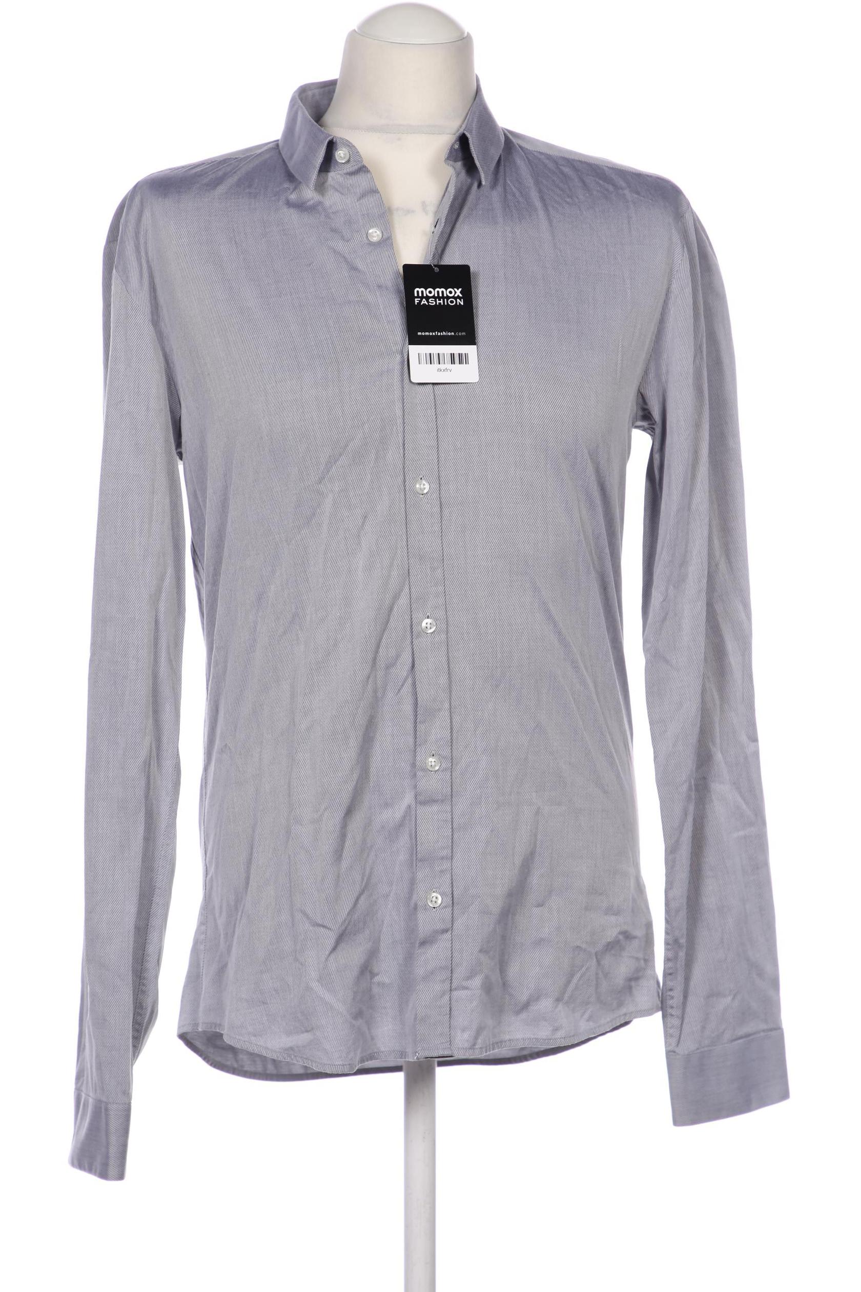 

Hugo by Hugo Boss Herren Hemd, grau, Gr. 52
