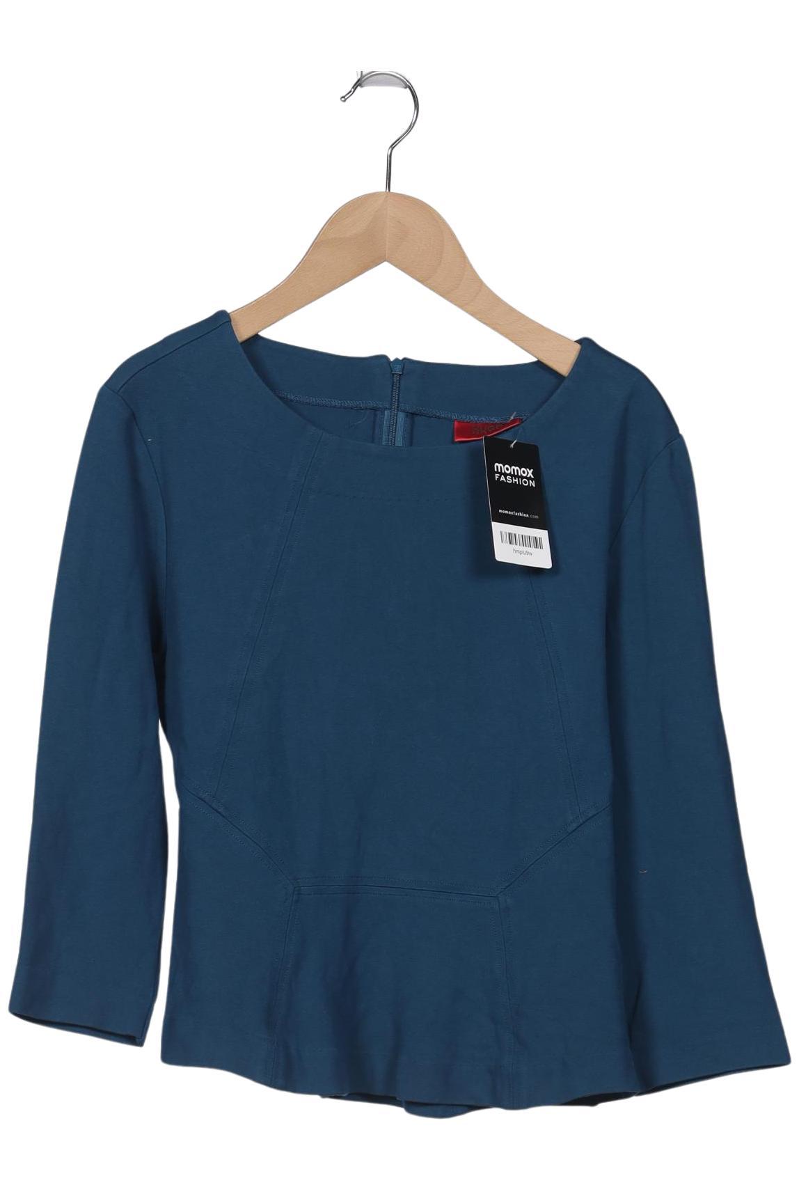 

Hugo by Hugo Boss Damen Langarmshirt, blau, Gr. 38