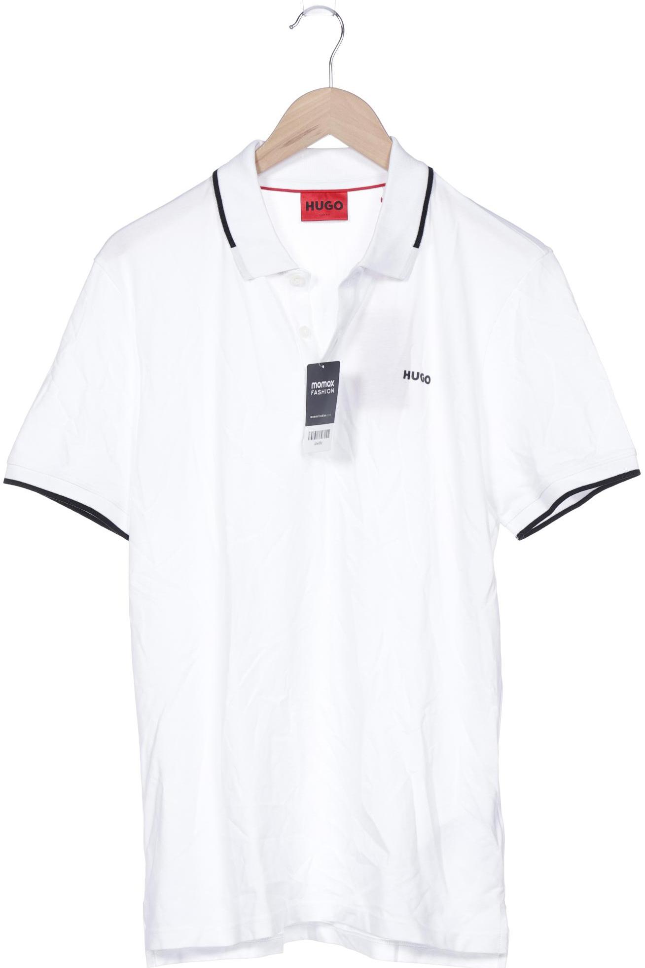 

Hugo by Hugo Boss Herren Poloshirt, weiß, Gr. 48