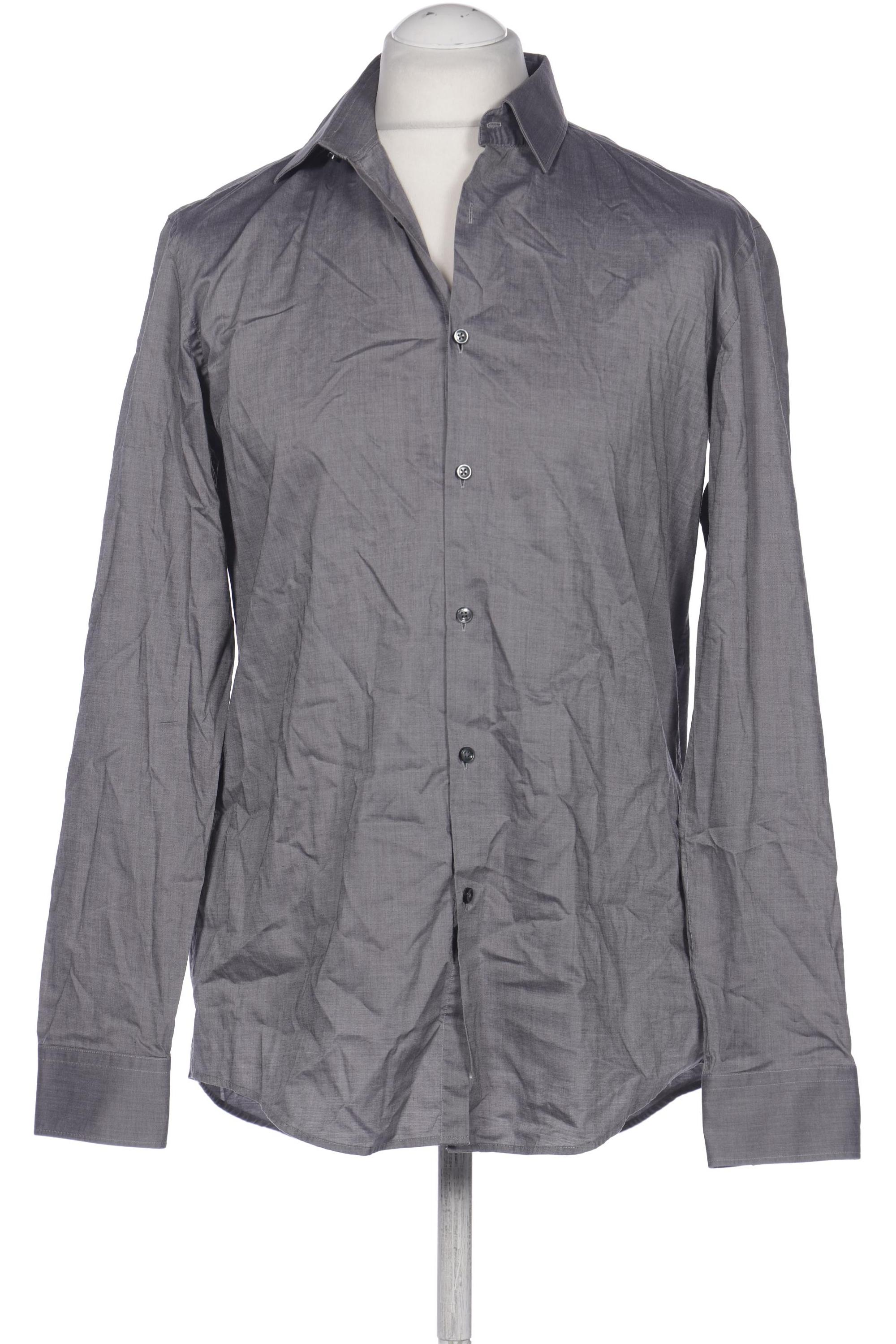 

Hugo by Hugo Boss Herren Hemd, grau, Gr. 52