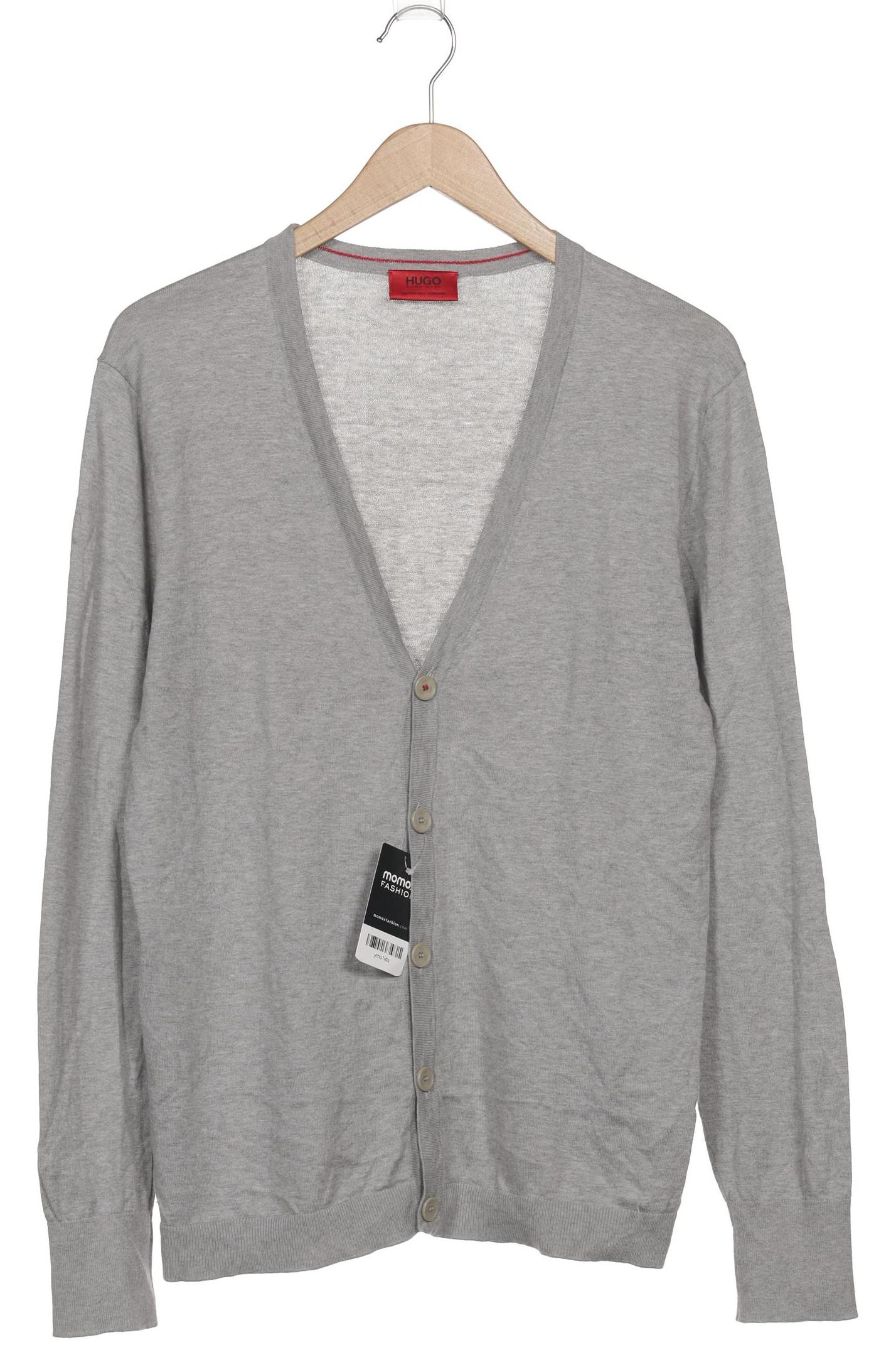 

Hugo by Hugo Boss Herren Strickjacke, grau, Gr. 48
