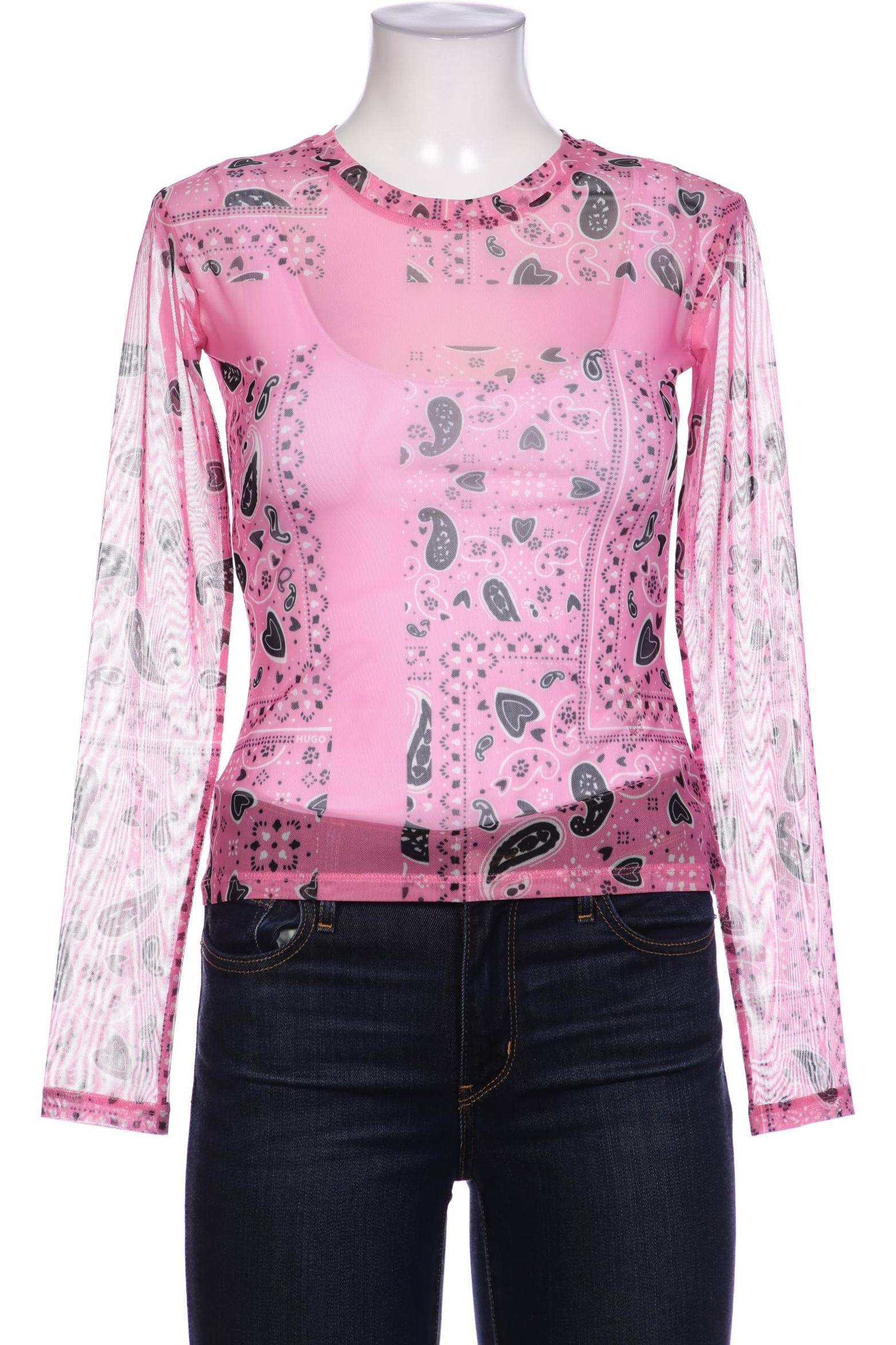 

Hugo by Hugo Boss Damen Langarmshirt, pink, Gr. 36