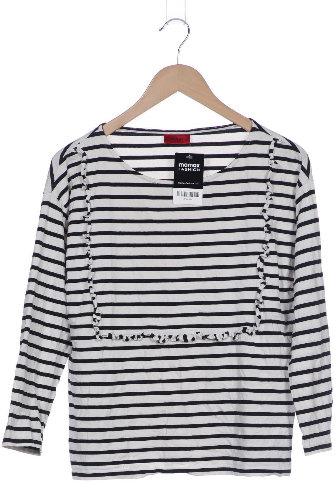 

Hugo by Hugo Boss Damen Langarmshirt, weiß, Gr. 42
