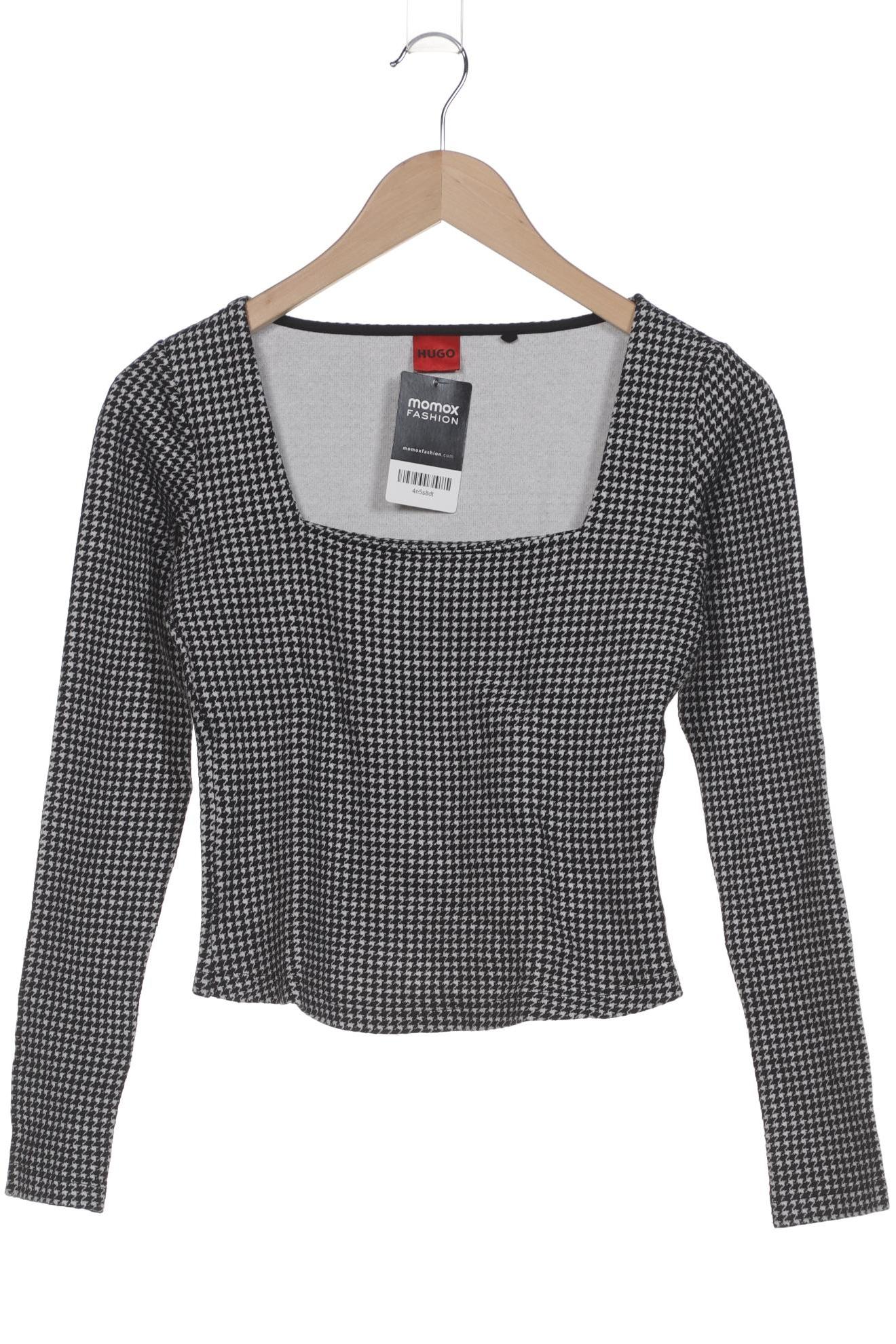 

Hugo by Hugo Boss Damen Langarmshirt, schwarz, Gr. 36