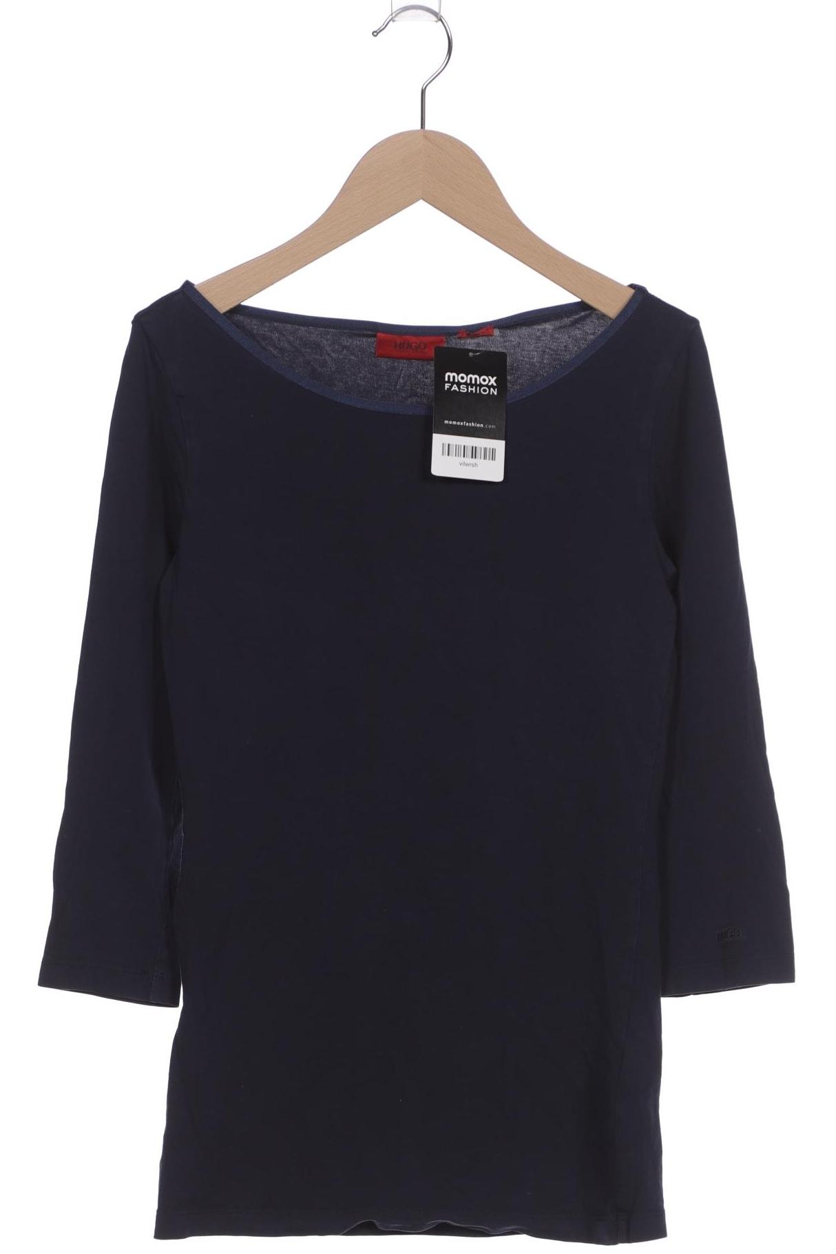 

Hugo by Hugo Boss Damen Langarmshirt, marineblau, Gr. 36