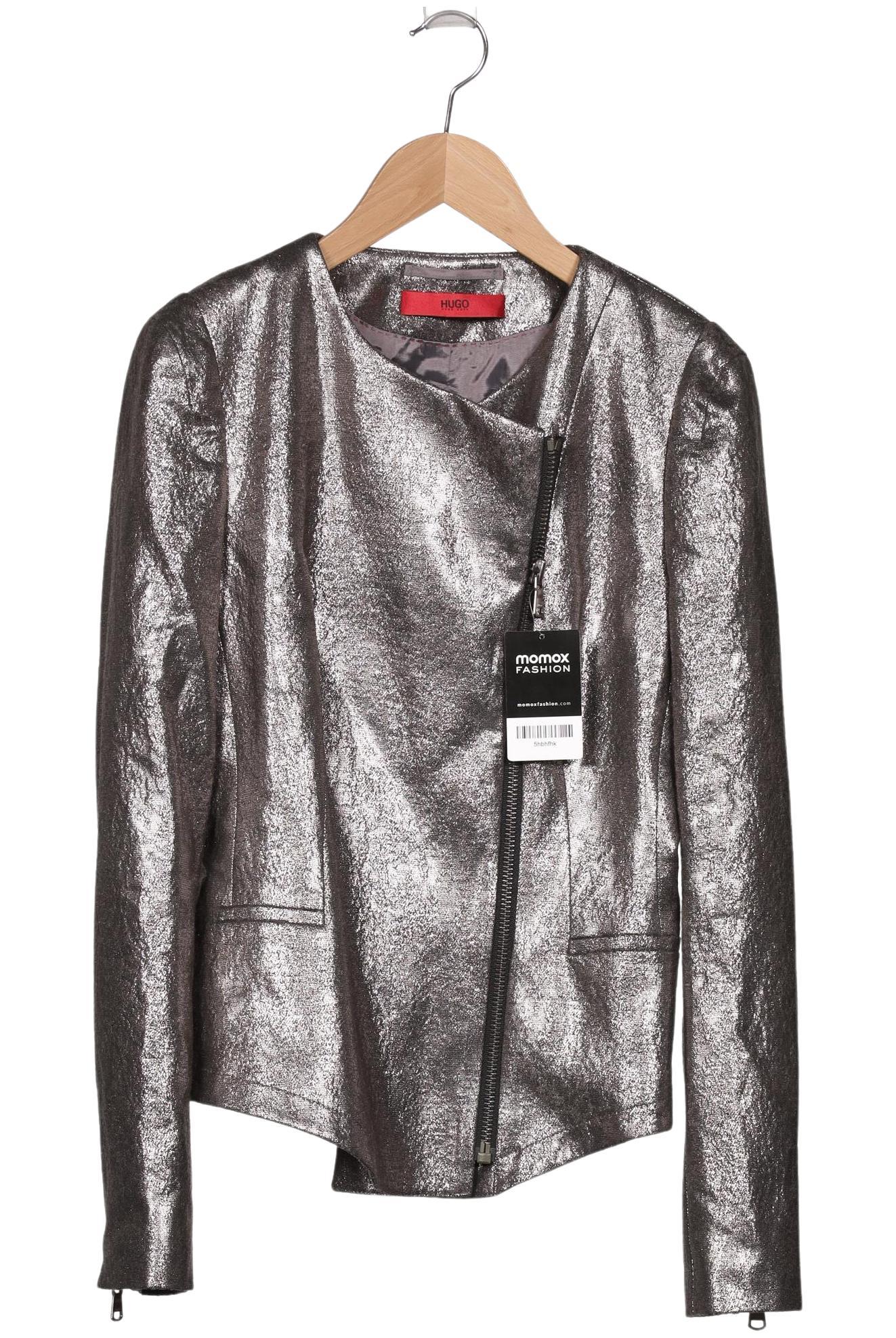 

Hugo by Hugo Boss Damen Jacke, silber, Gr. 38