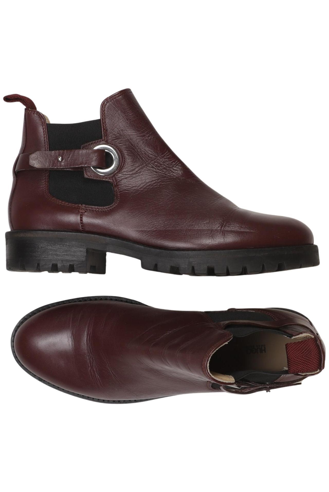 

Hugo by Hugo Boss Damen Stiefelette, bordeaux, Gr. 40