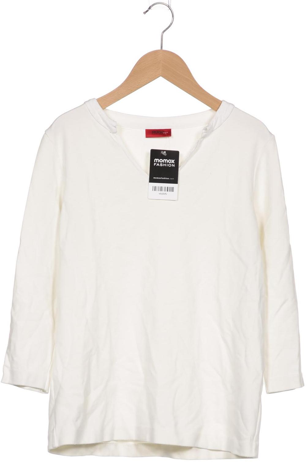 

Hugo by Hugo Boss Damen Langarmshirt, weiß, Gr. 36