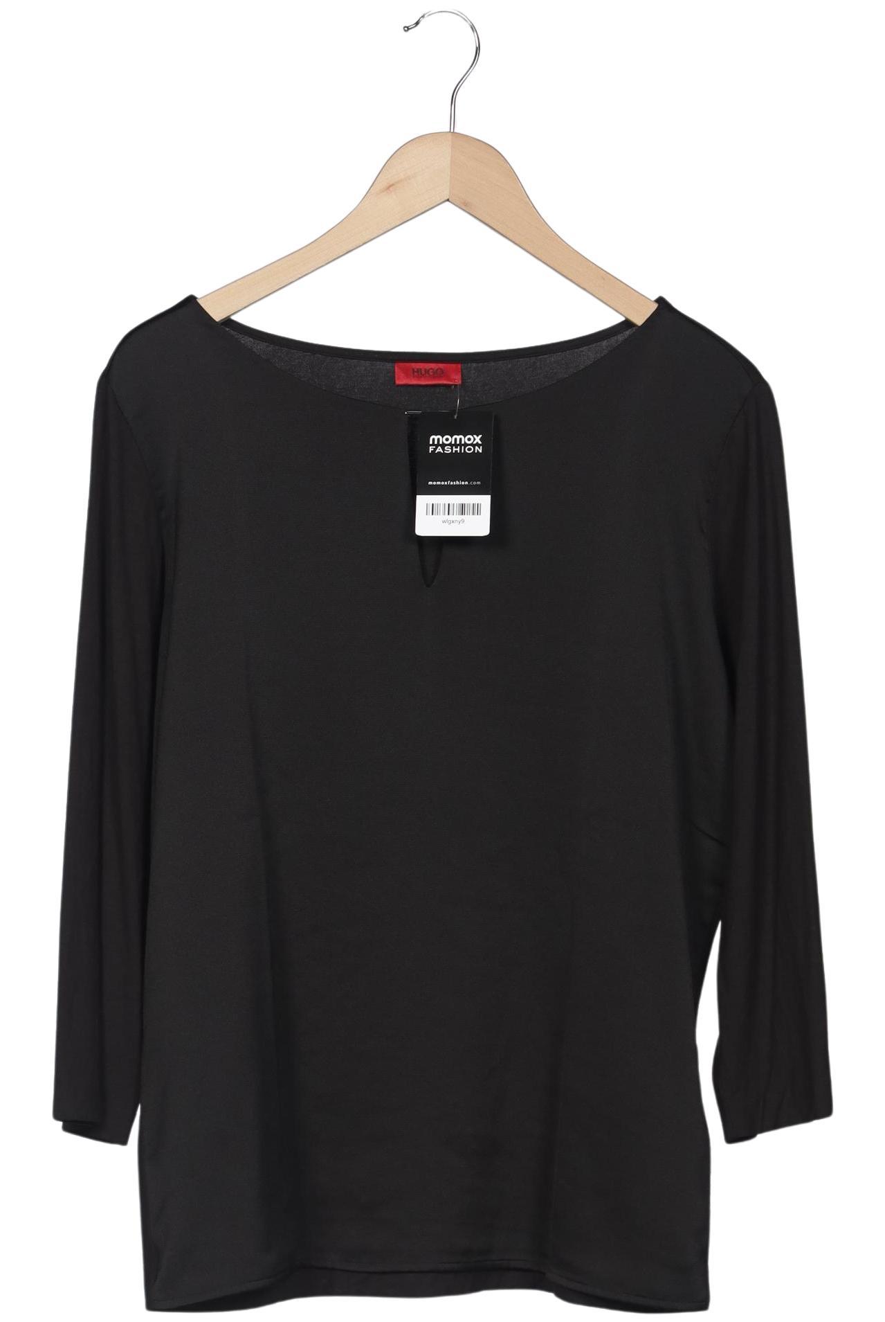 

Hugo by Hugo Boss Damen Langarmshirt, schwarz, Gr. 44