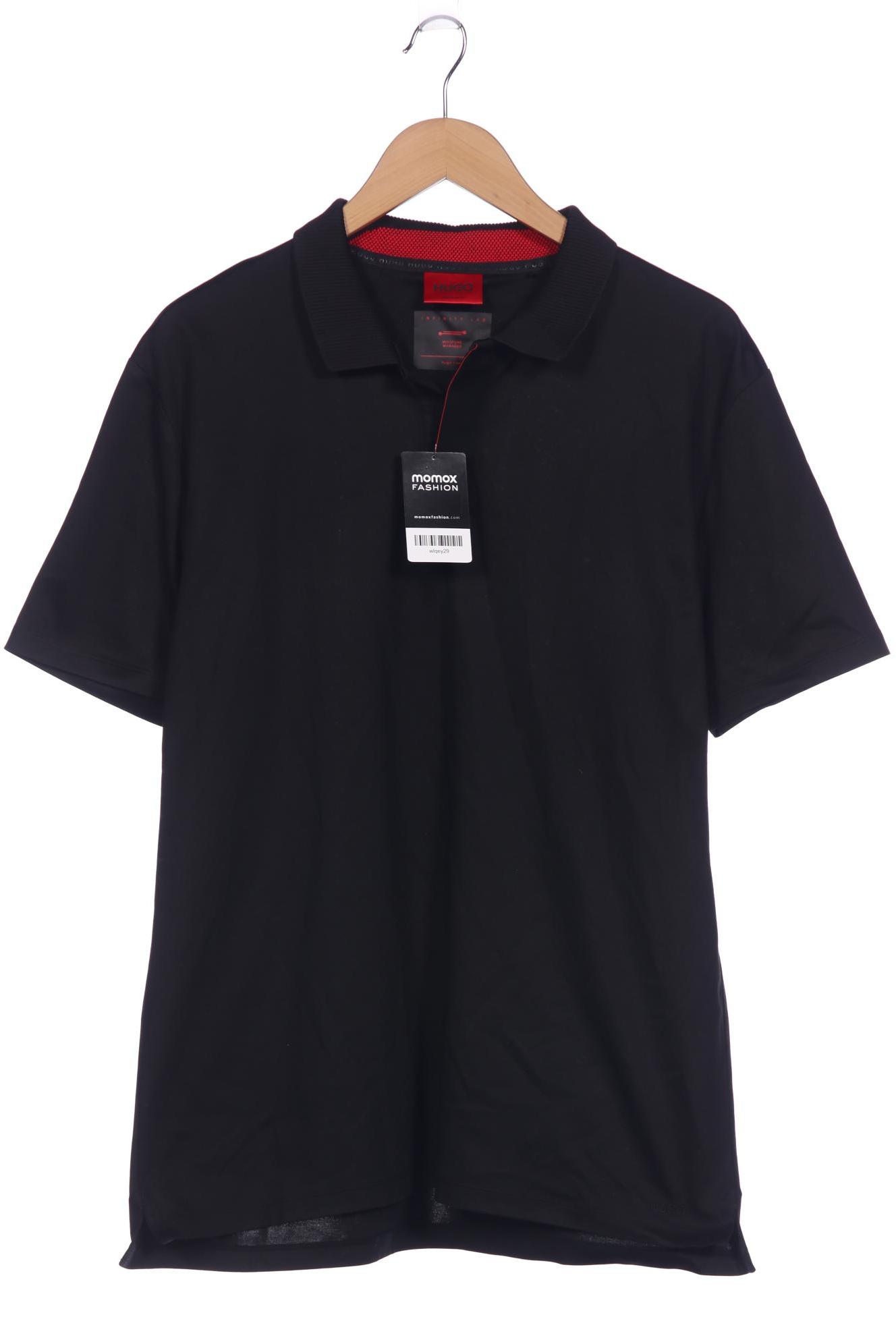 

Hugo by Hugo Boss Herren Poloshirt, schwarz, Gr. 56