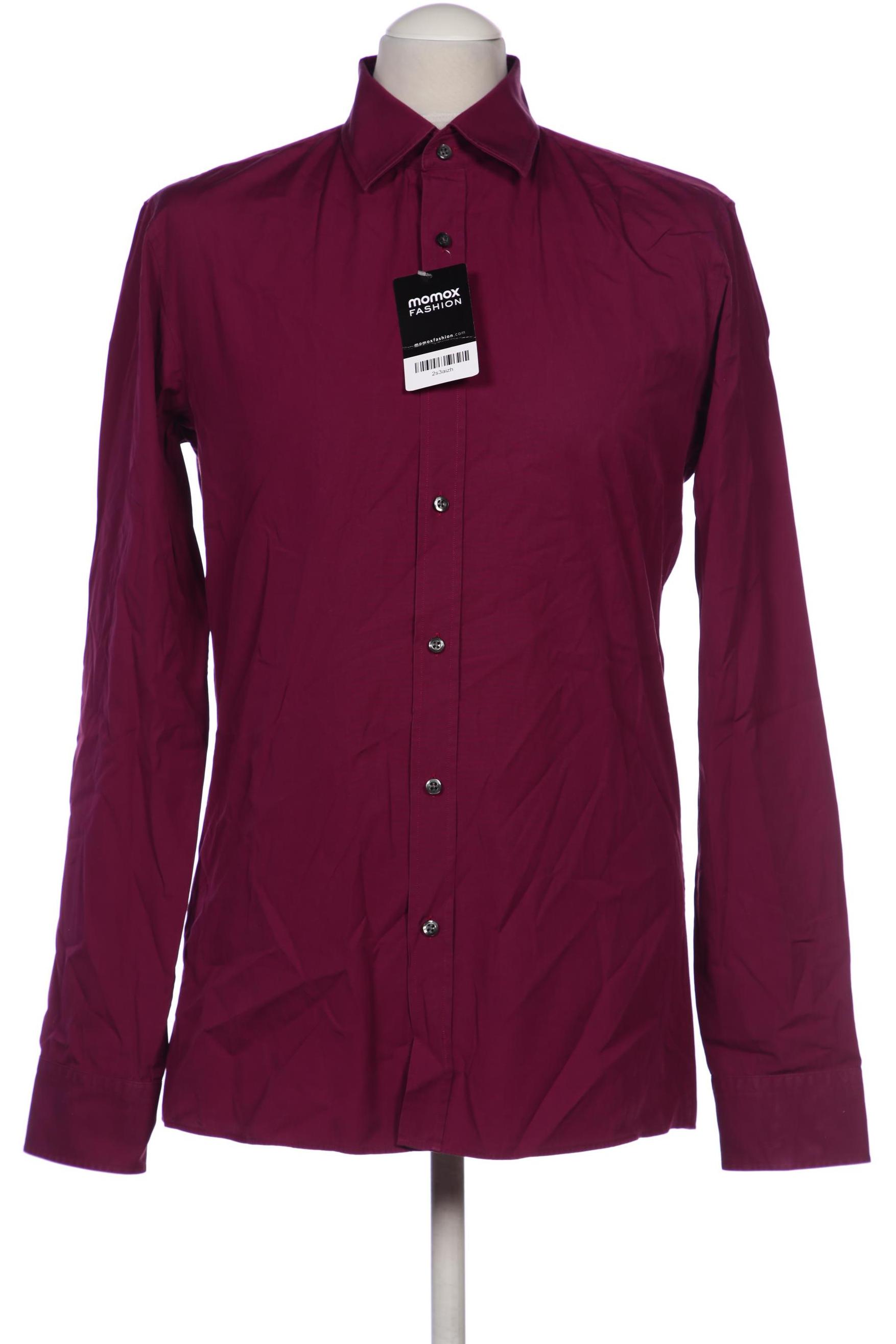 

Hugo by Hugo Boss Herren Hemd, bordeaux, Gr. 48