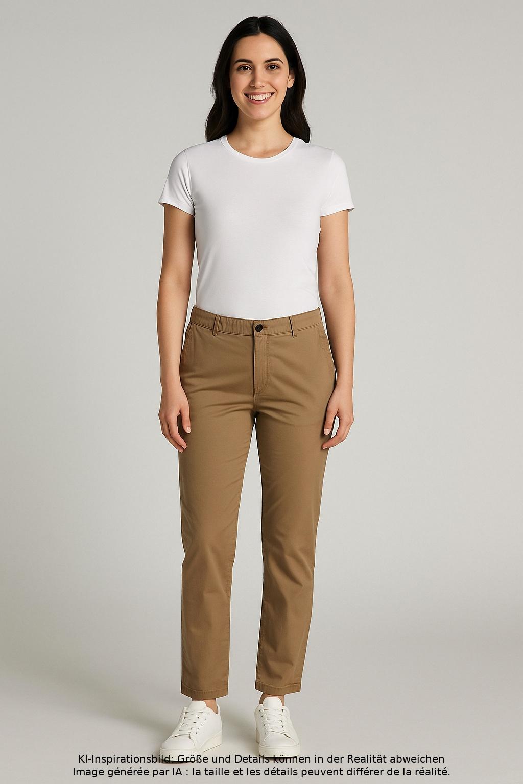 

Hugo by Hugo Boss Damen Stoffhose, beige, Gr. 32