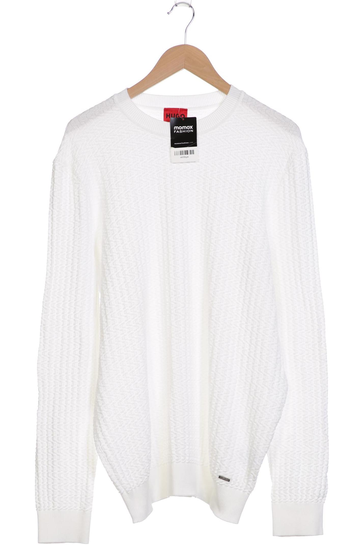 

Hugo by Hugo Boss Herren Pullover, weiß, Gr. 48