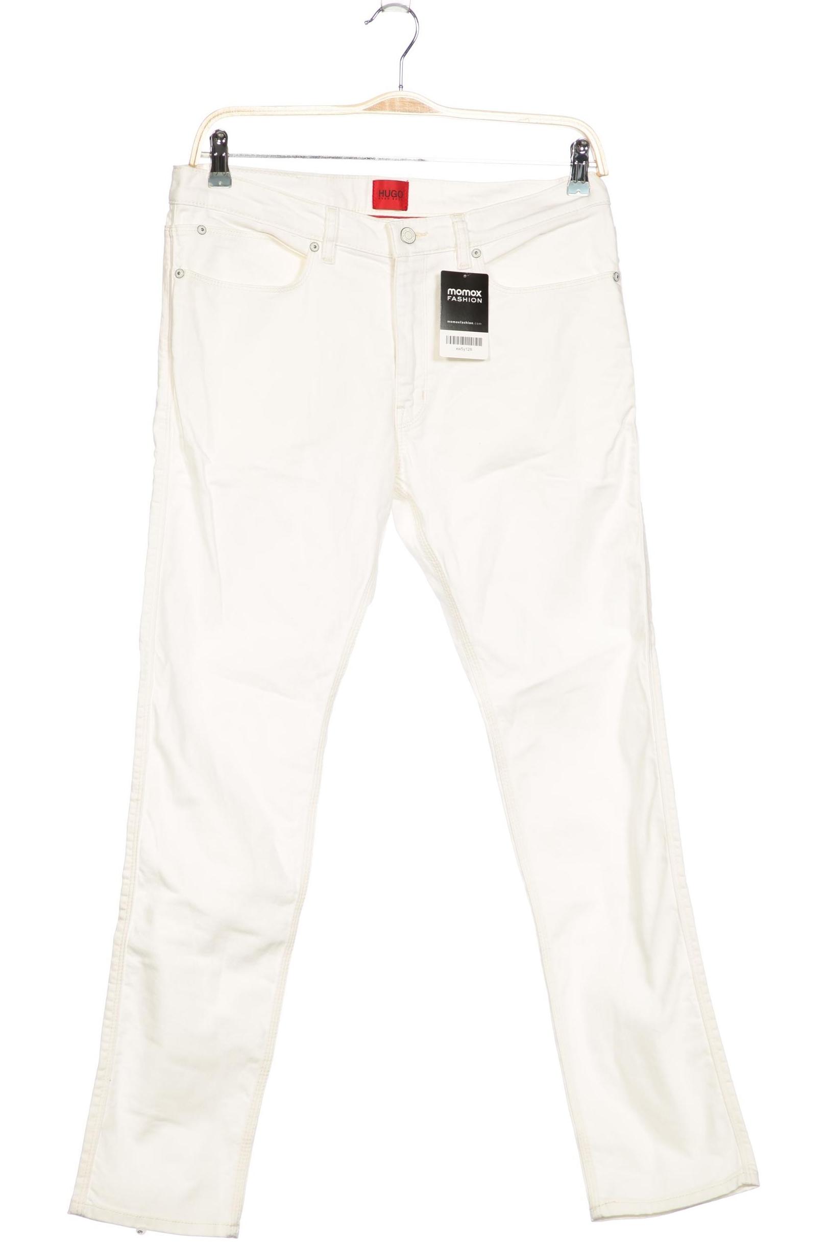 

Hugo by Hugo Boss Herren Jeans, weiß, Gr. 34